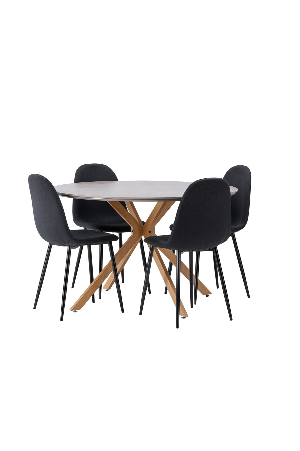Piazza Matbord med Polar Stolarna – 120x120