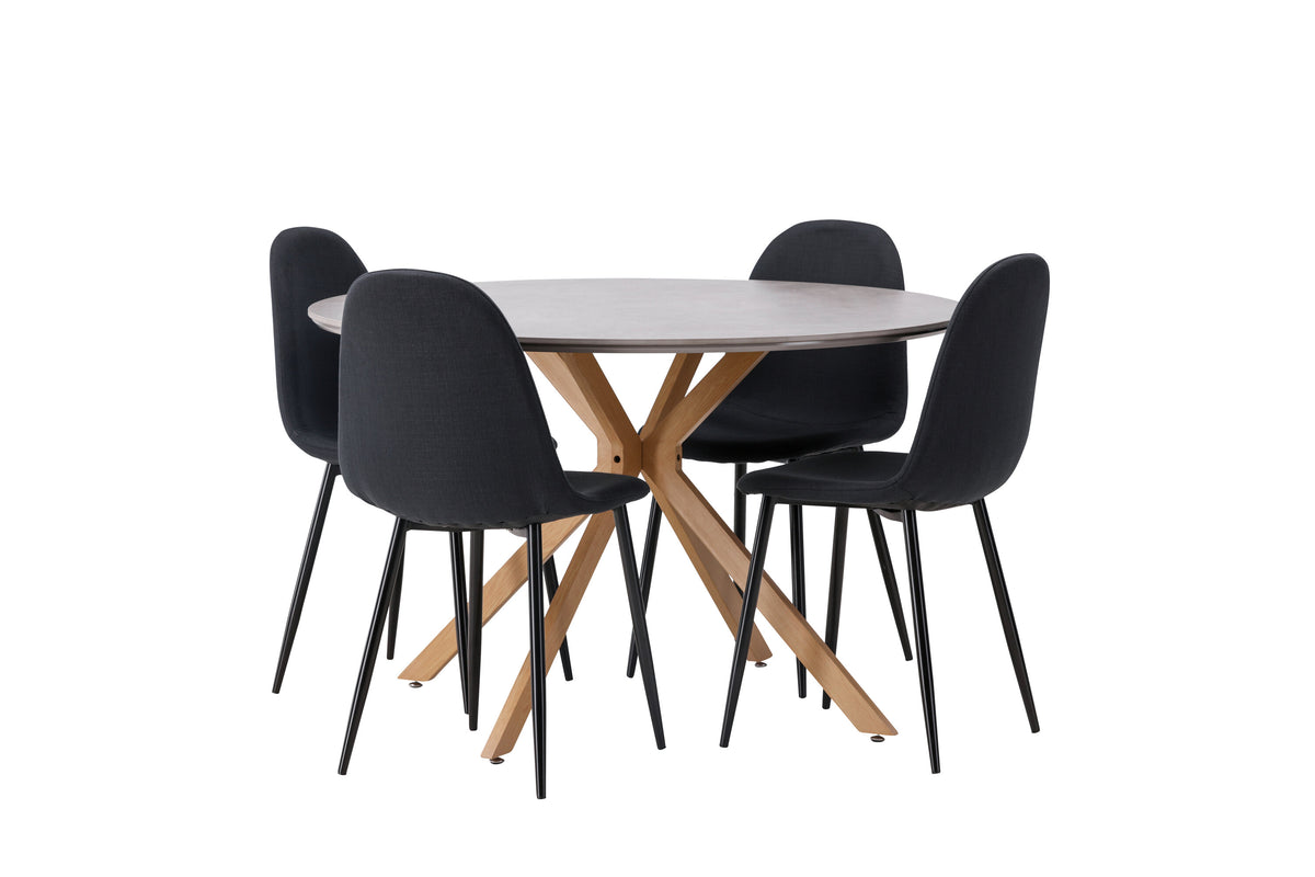 Piazza Matbord med Polar Stolarna – 120x120