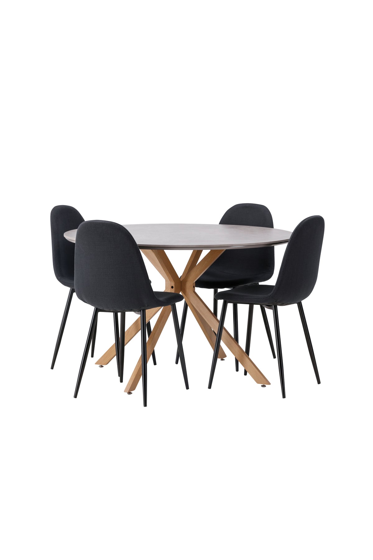 Piazza Matbord med Polar Stolarna – 120x120