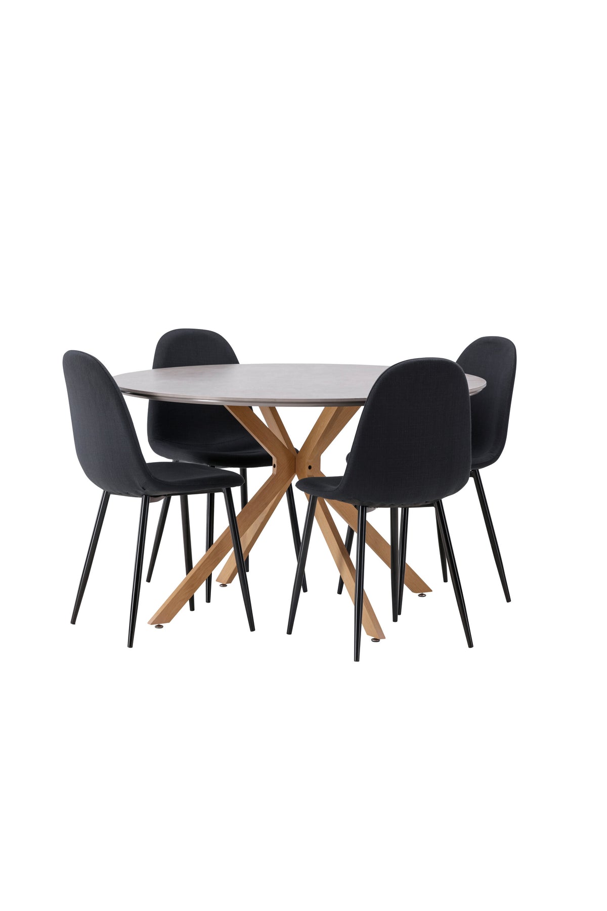 Piazza Matbord med Polar Stolarna – 120x120