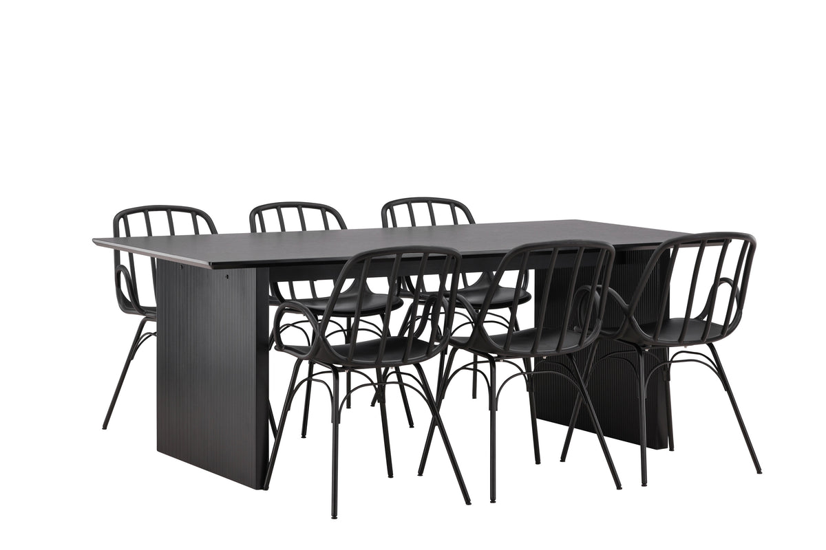 Vail Matbord med Dyrön Stolarna