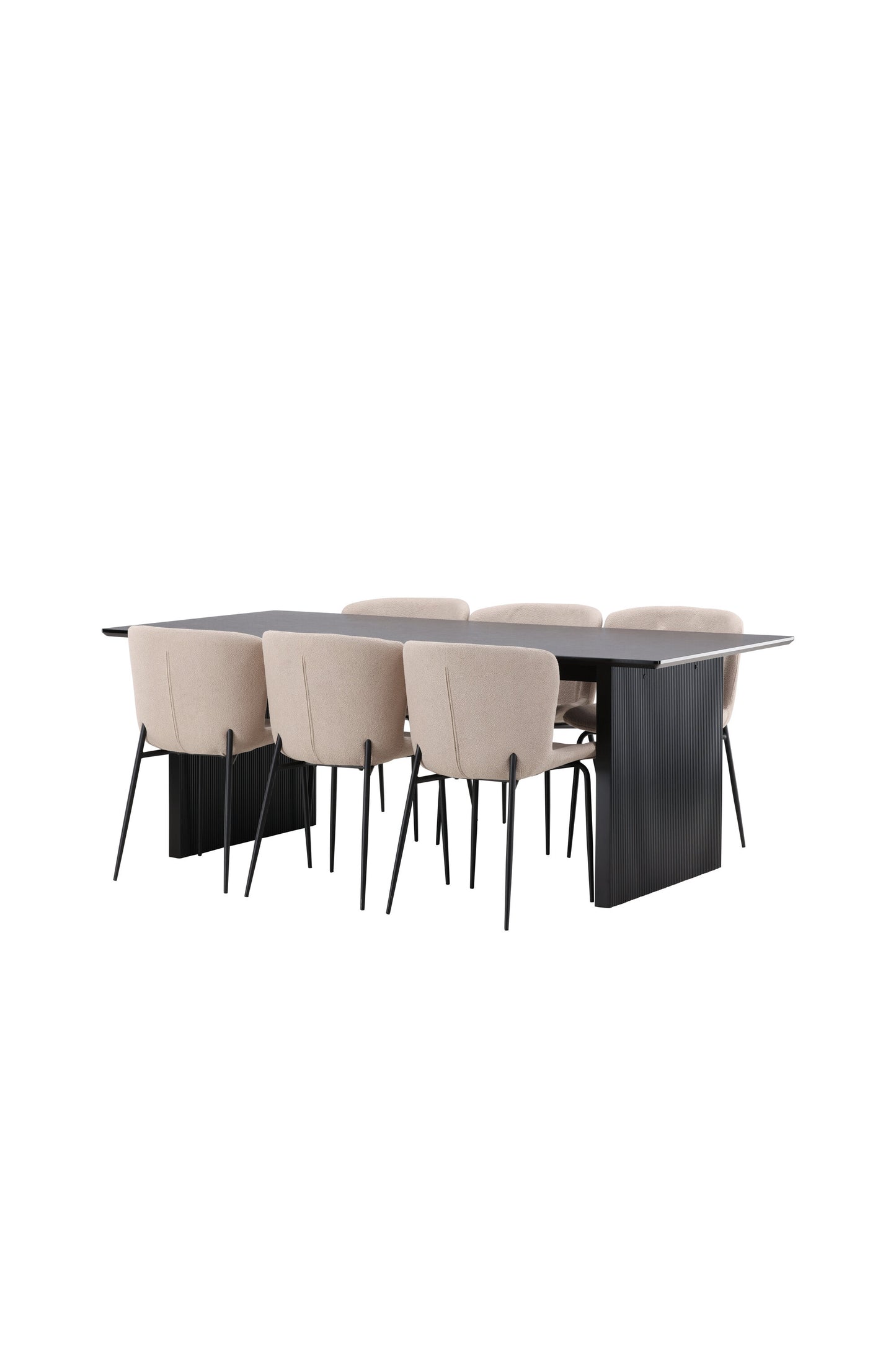 Vail Matbord med Modesto Stolarna Matgrupp