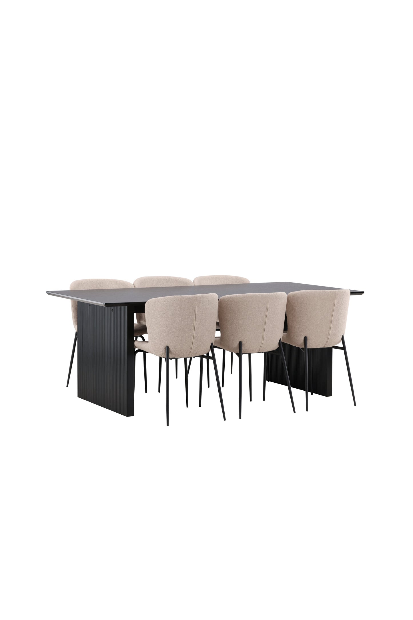 Vail Matbord med Modesto Stolarna Matgrupp