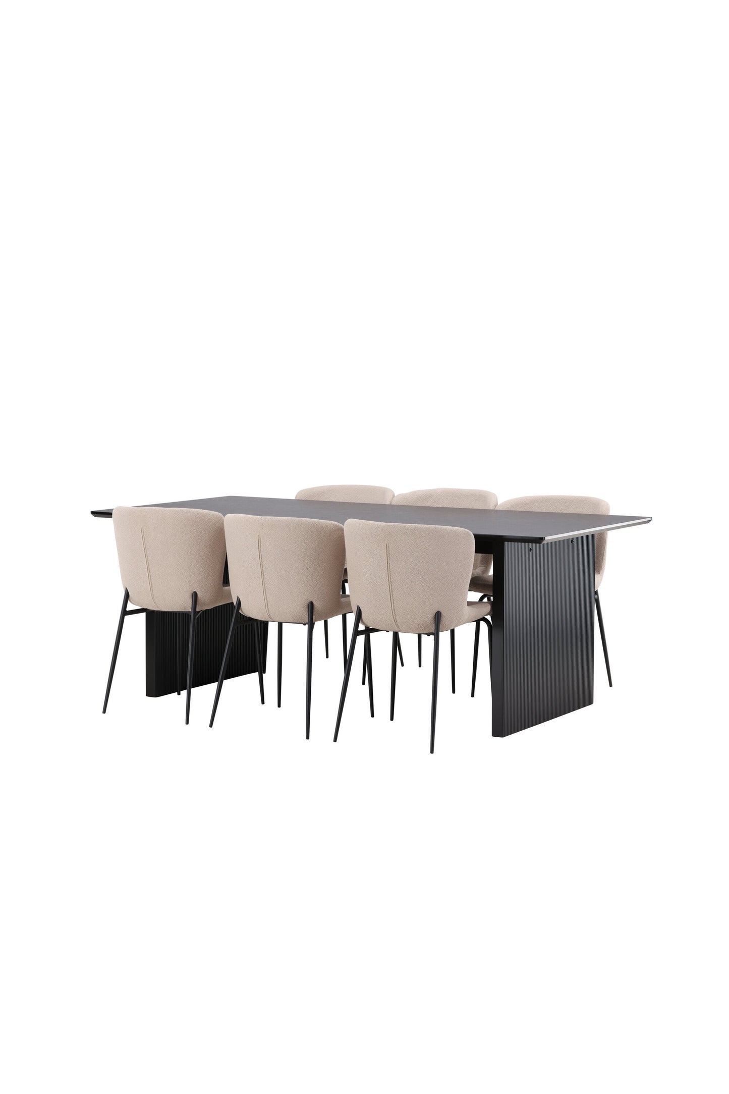 Vail Matbord med Modesto Stolarna Matgrupp