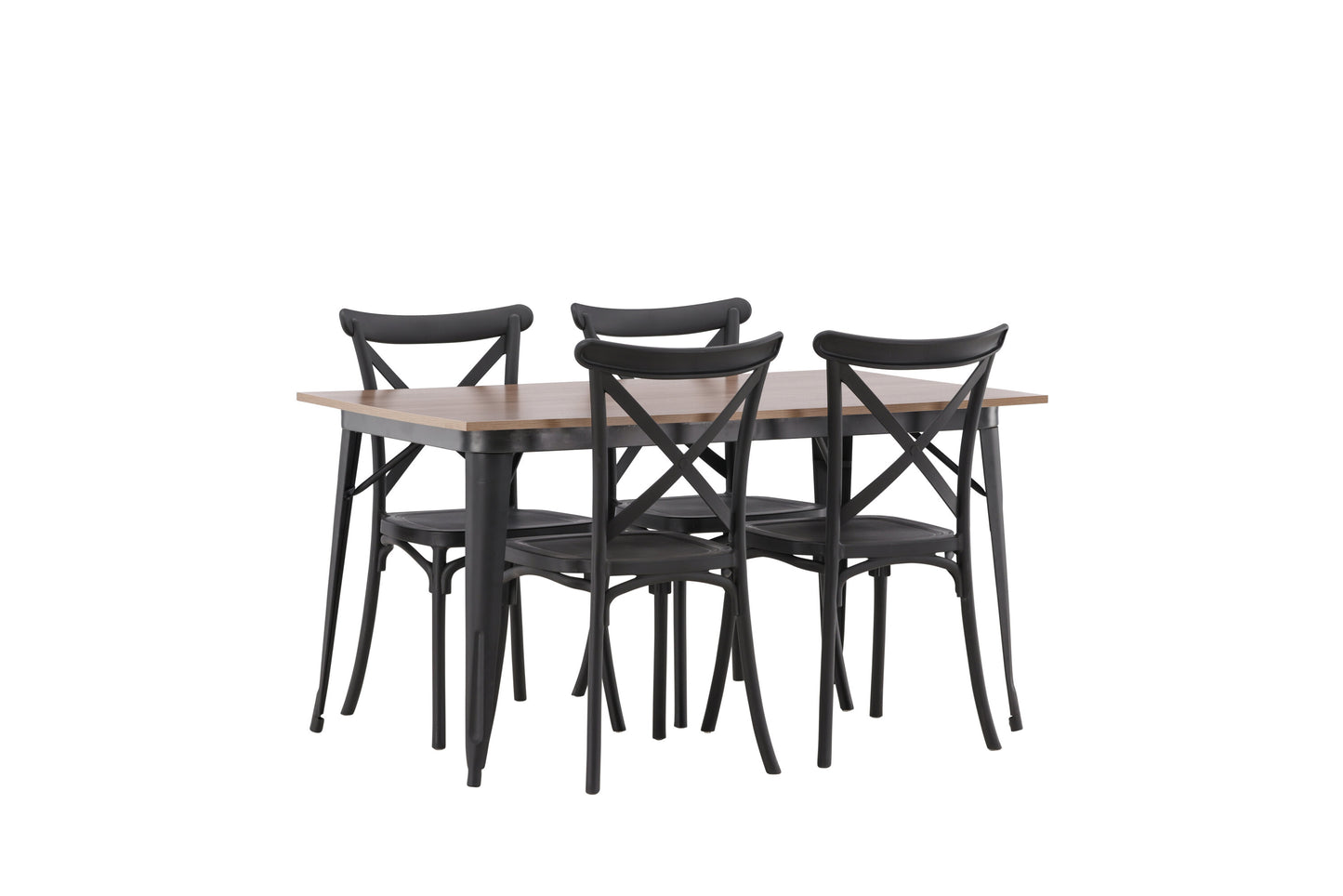 Tempe Matbord med Crosett Stolarna Matgrupp