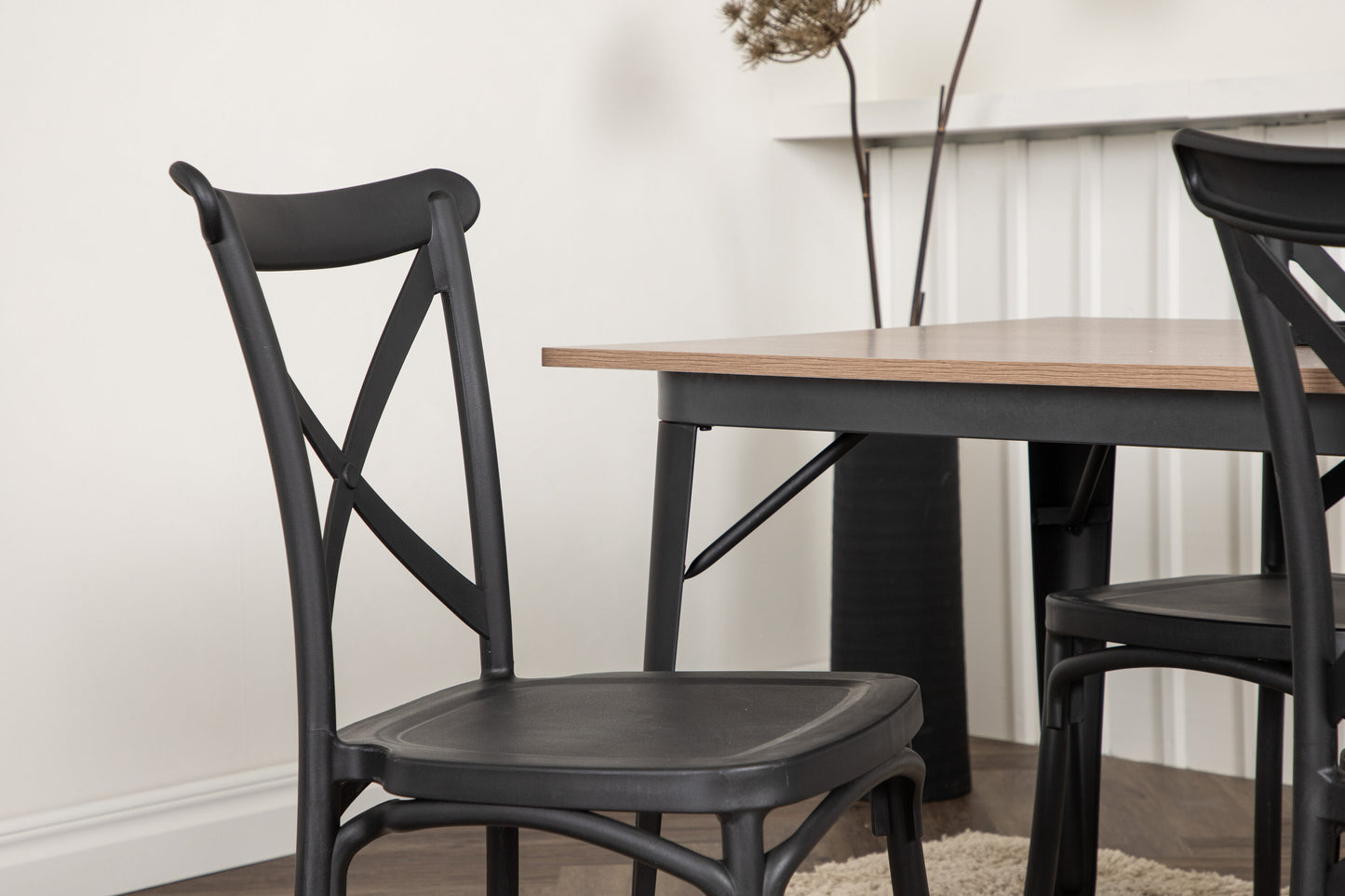 Tempe Matbord med Crosett Stolarna Matgrupp