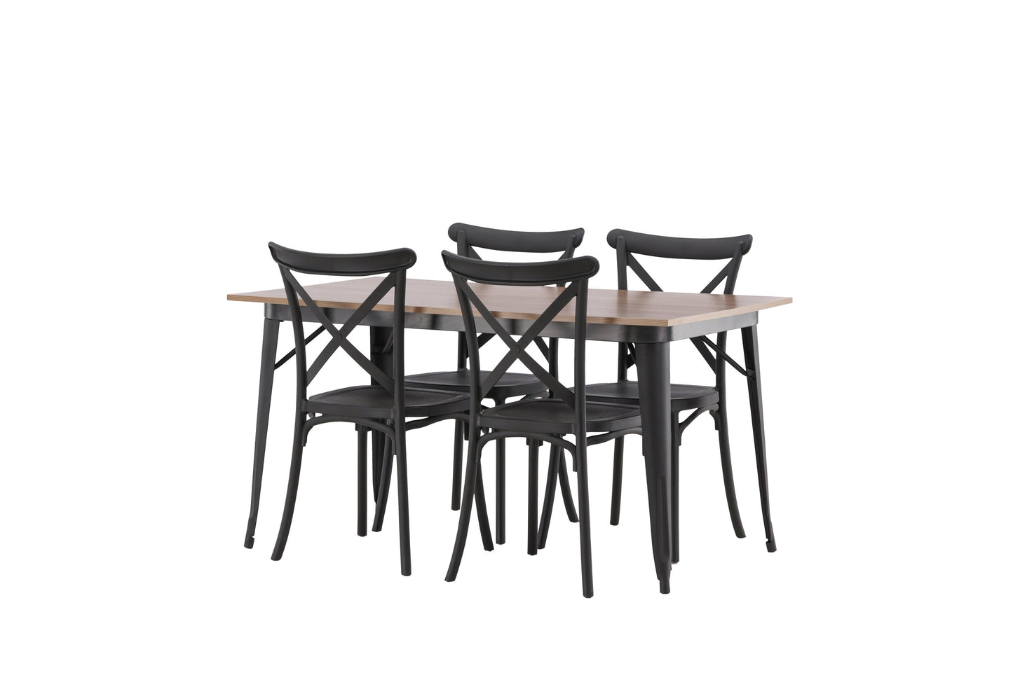 Tempe Matbord med Crosett Stolarna Matgrupp