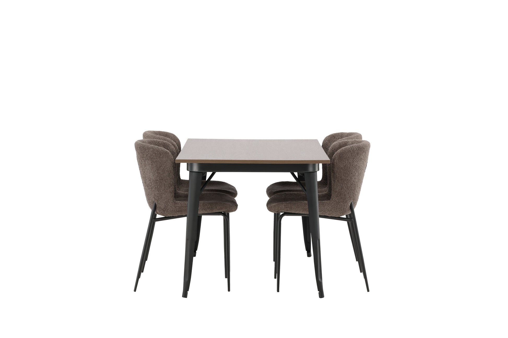 Tempe Matbord med Modesto Stolarna Matgrupp