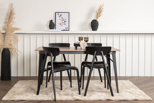 Tempe Matbord med Ursholmen Stolarna – Bord: 75x140x80 Stol: 54x79,5x49