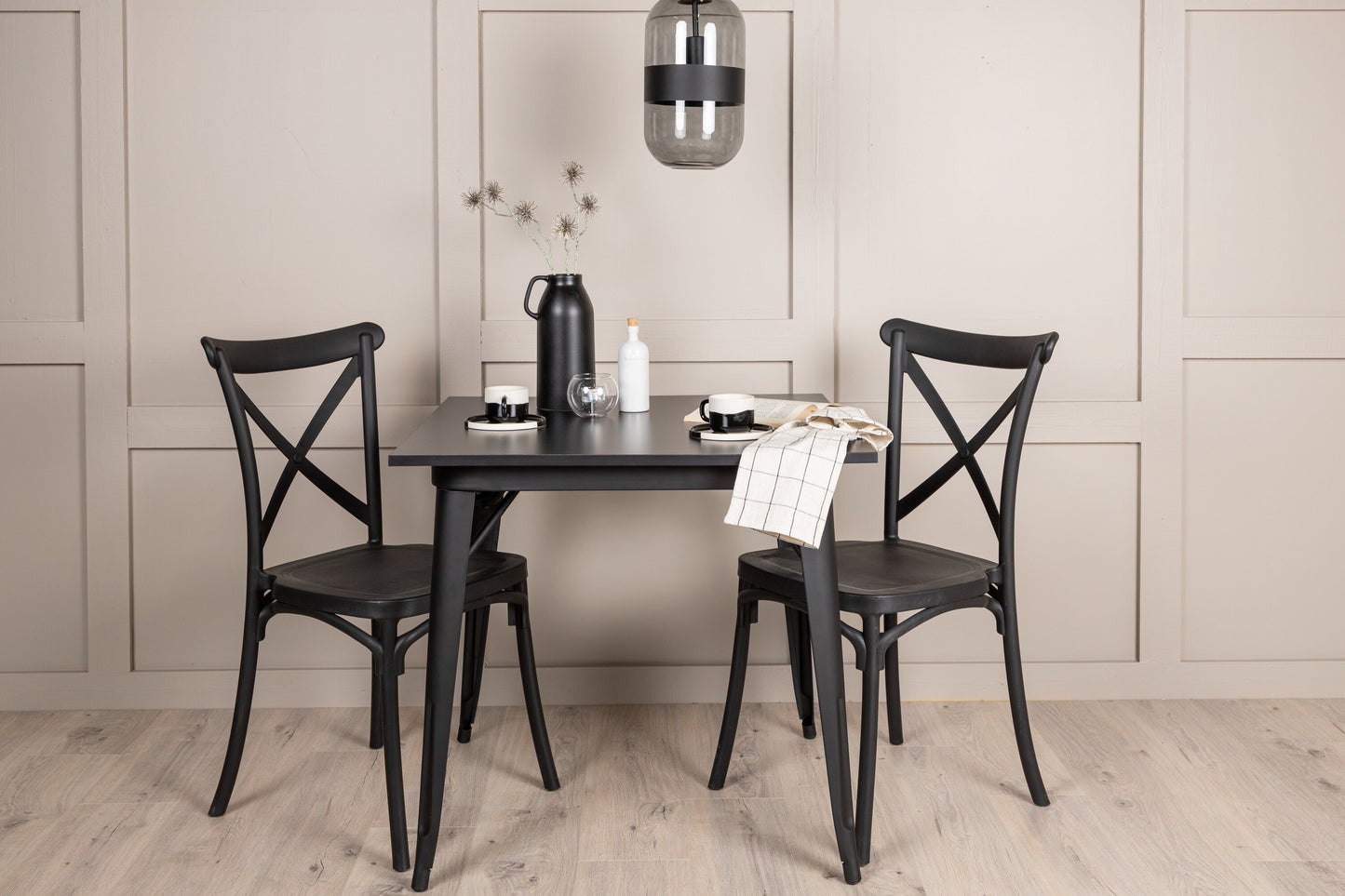 Tempe Matbord med Crosett Stolarna Matgrupp