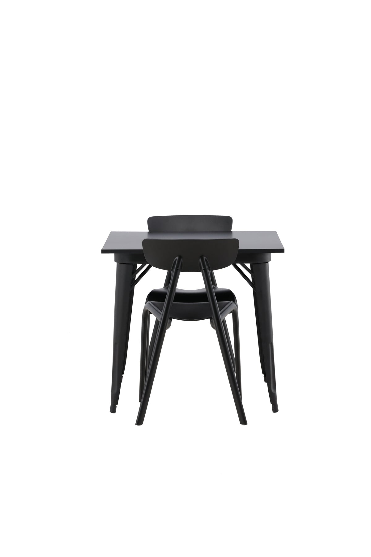 Tempe Matbord med Ursholmen Stolarna – 80x80