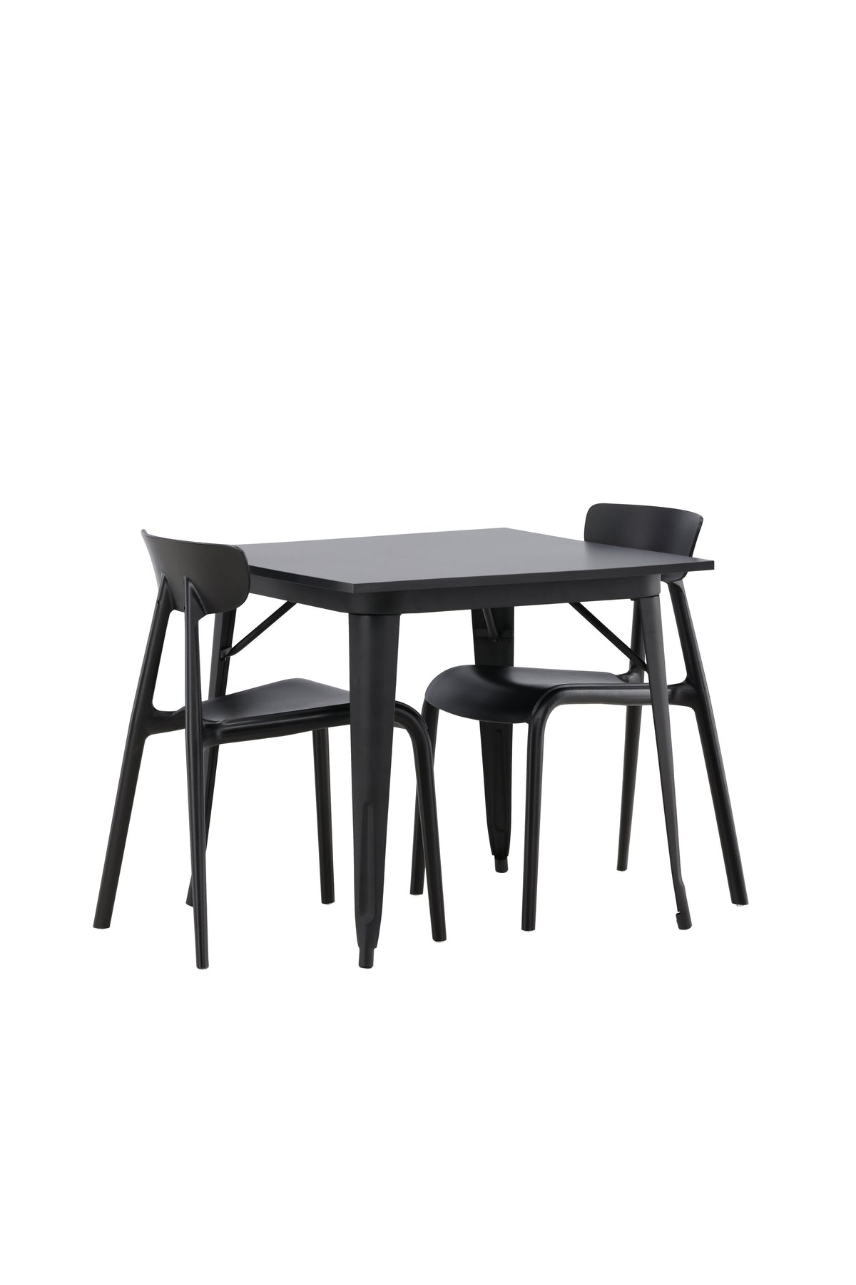 Tempe Matbord med Ursholmen Stolarna – 80x80