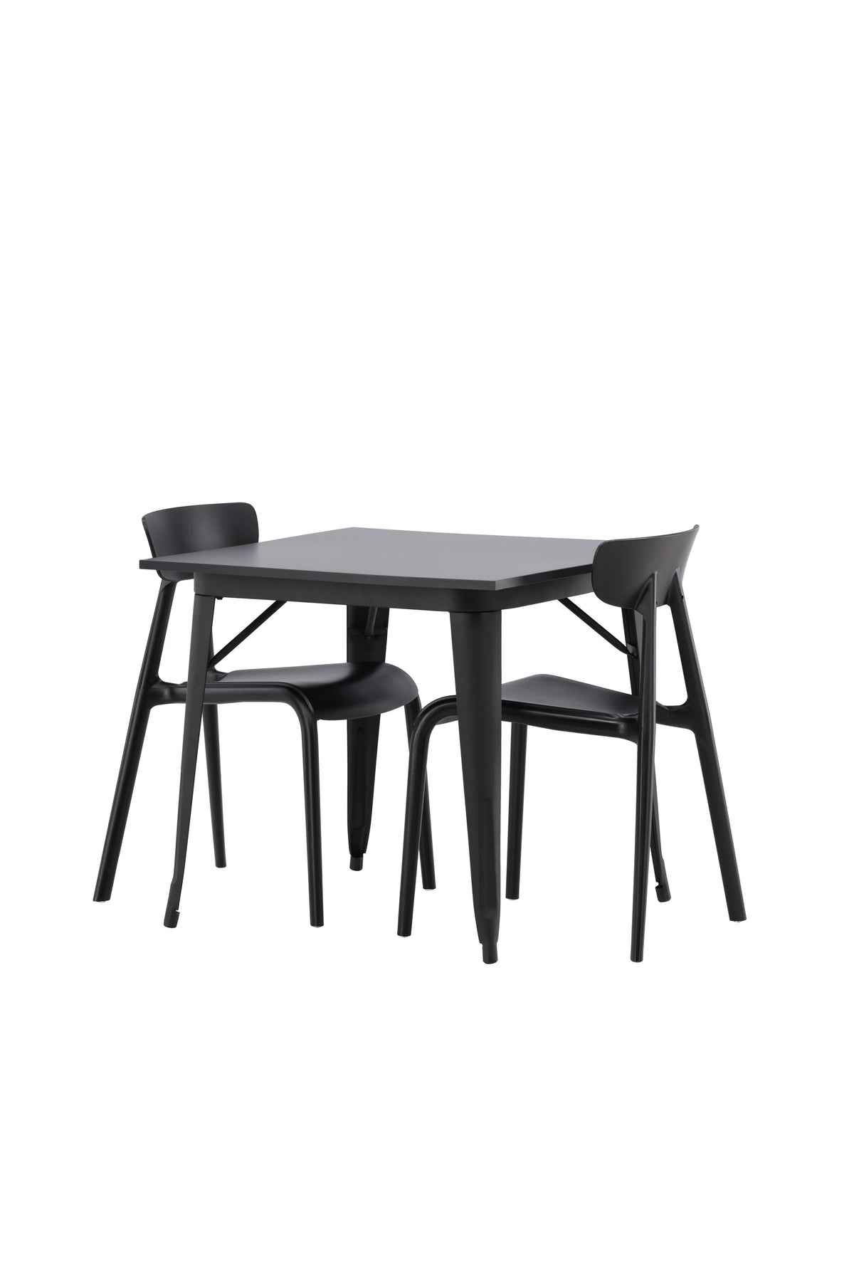 Tempe Matbord med Ursholmen Stolarna – 80x80