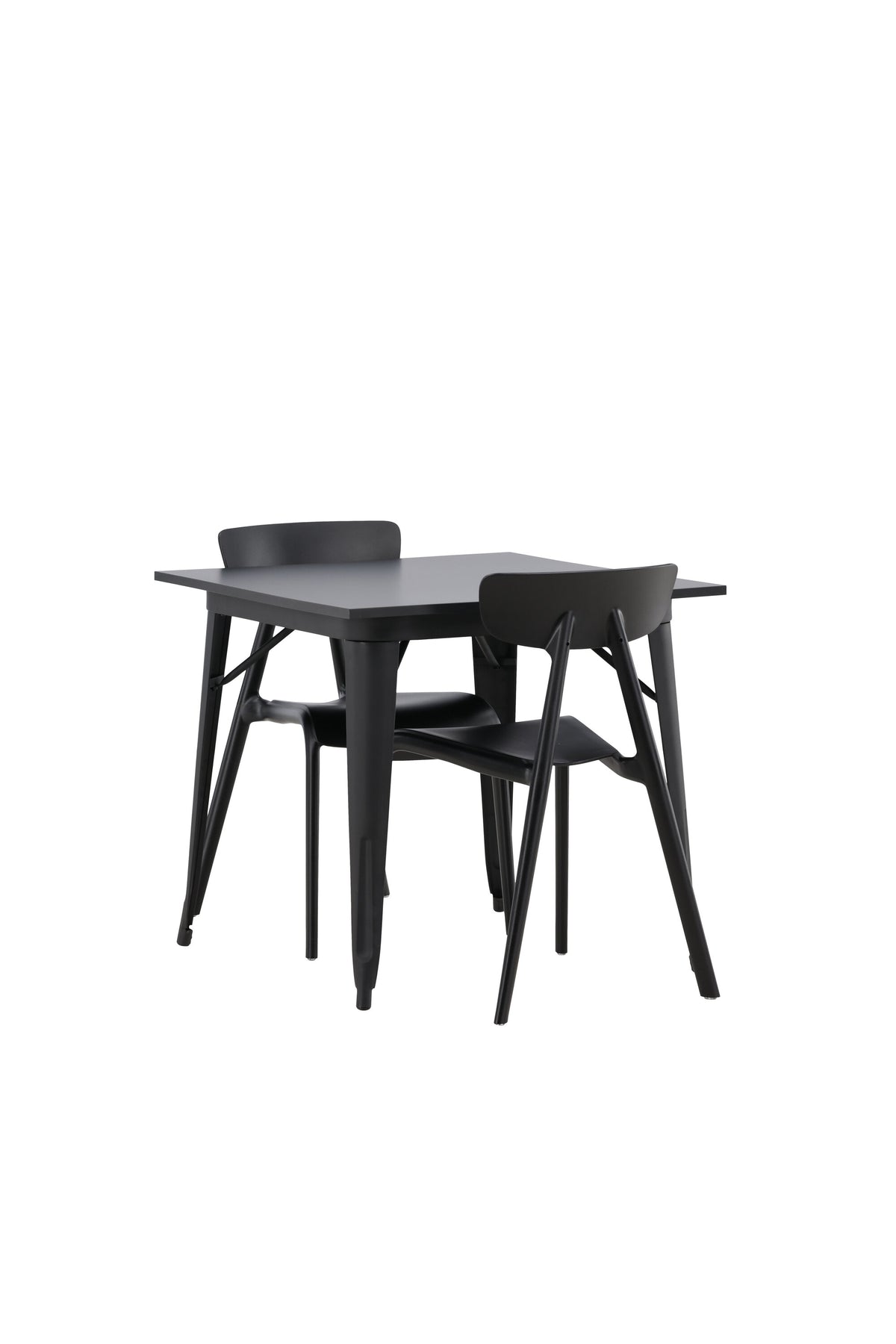 Tempe Matbord med Ursholmen Stolarna – 80x80