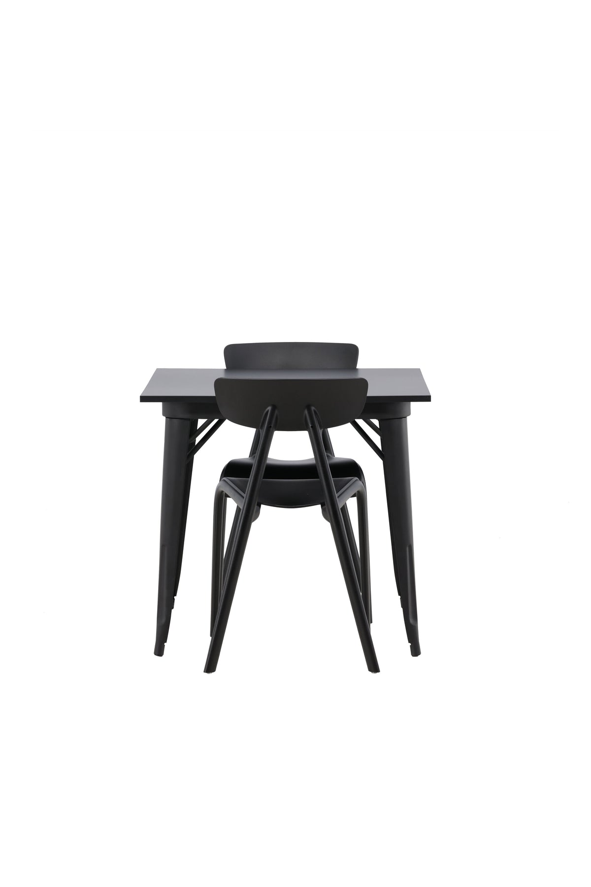 Tempe Matbord med Ursholmen Stolarna – 80x80