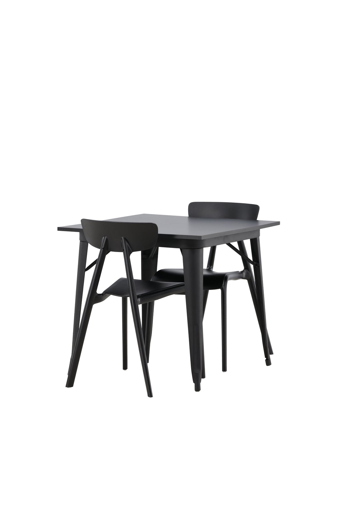 Tempe Matbord med Ursholmen Stolarna – 80x80