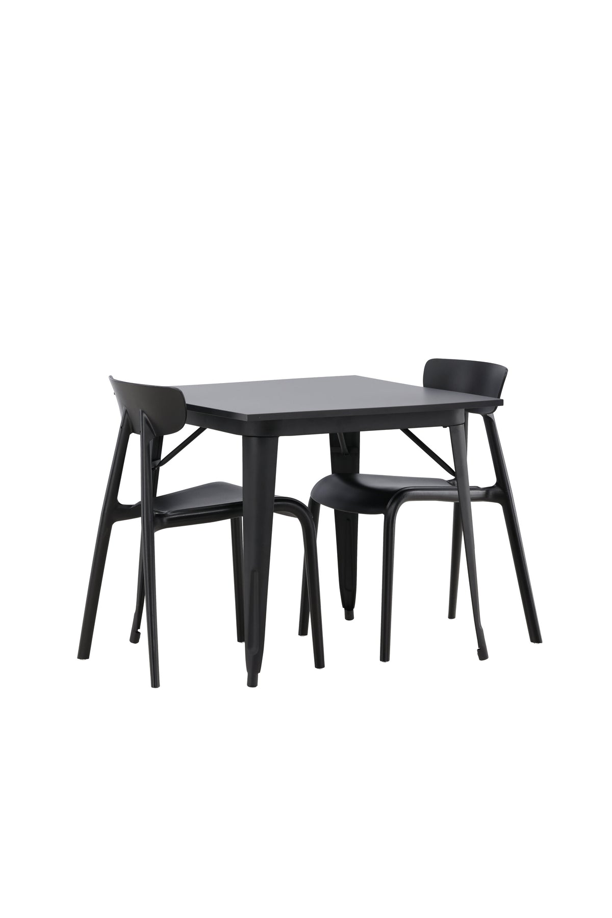 Tempe Matbord med Ursholmen Stolarna – 80x80