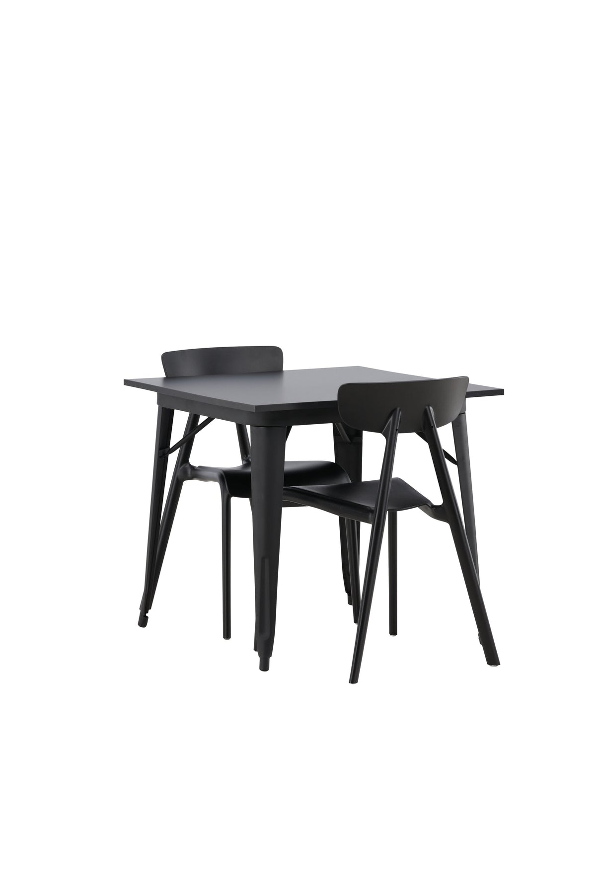 Tempe Matbord med Ursholmen Stolarna – 80x80