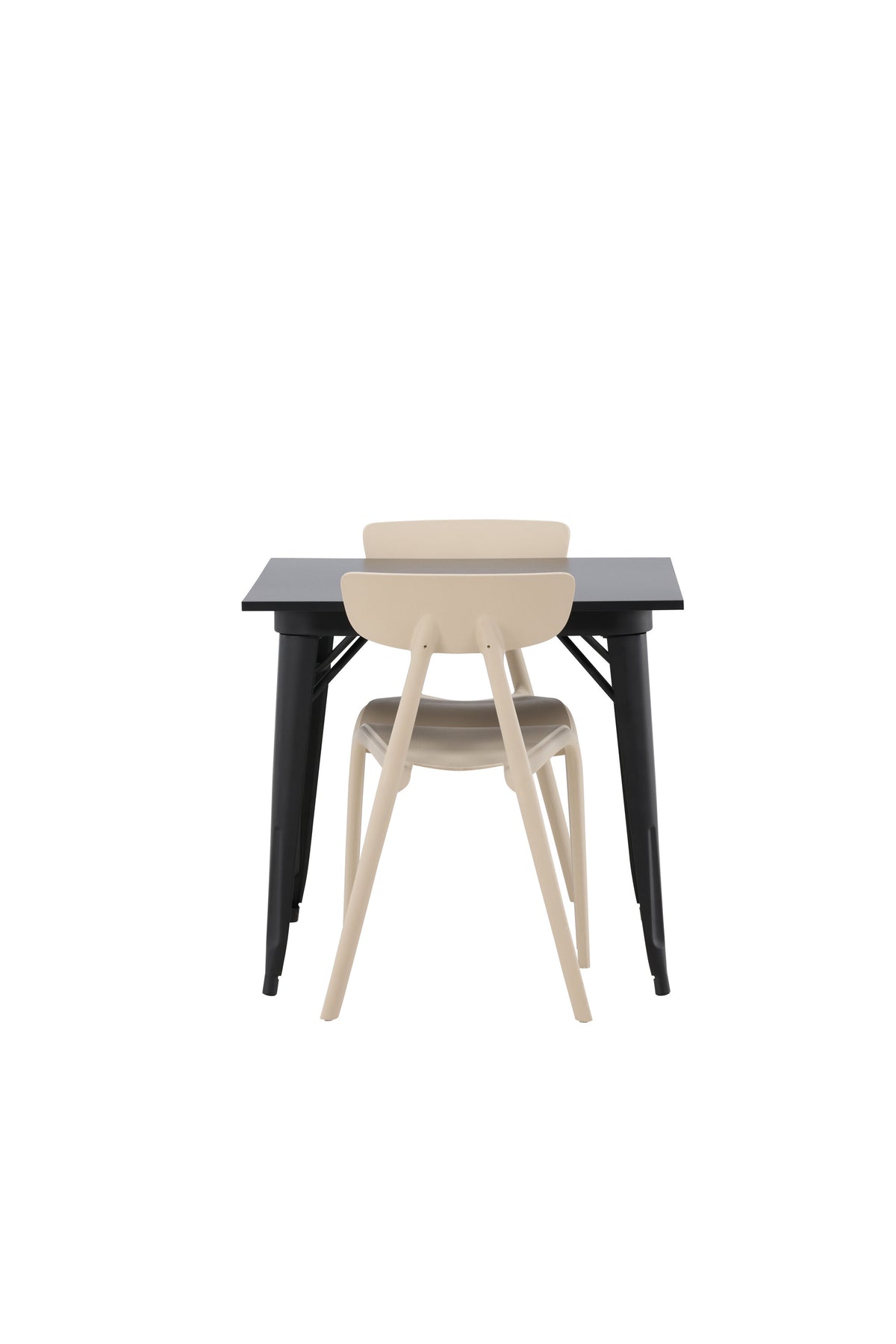 Tempe Matbord med Ursholmen Stolarna – 80x80
