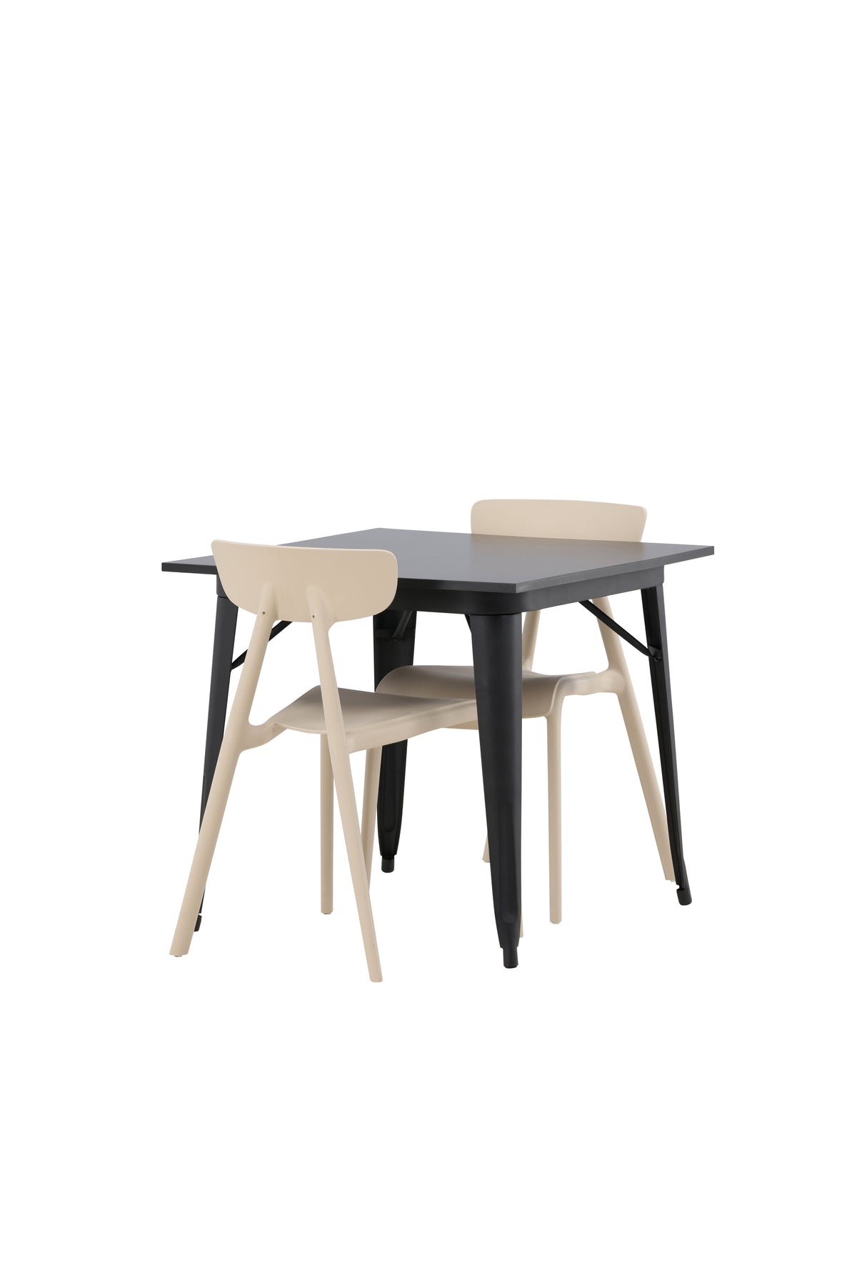 Tempe Matbord med Ursholmen Stolarna – 80x80