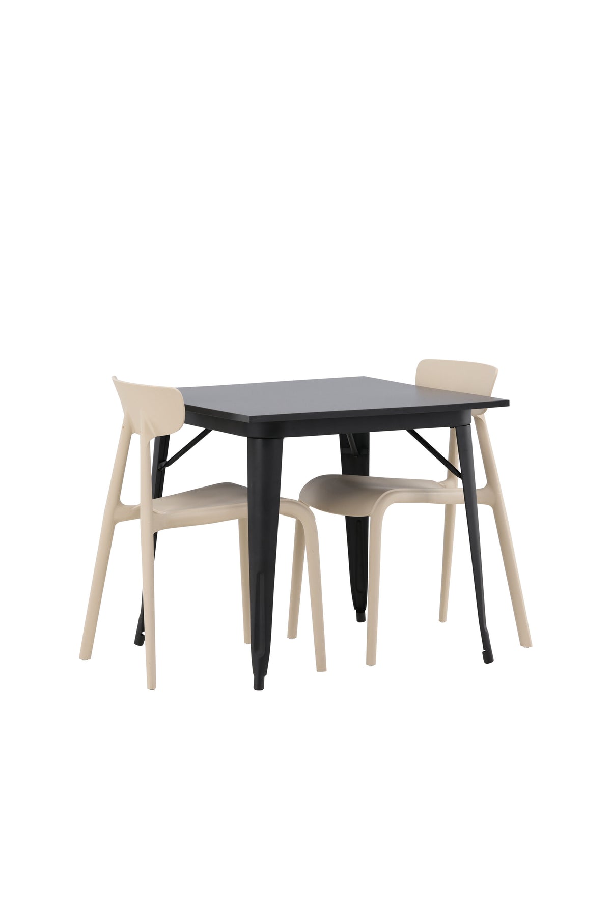 Tempe Matbord med Ursholmen Stolarna – 80x80