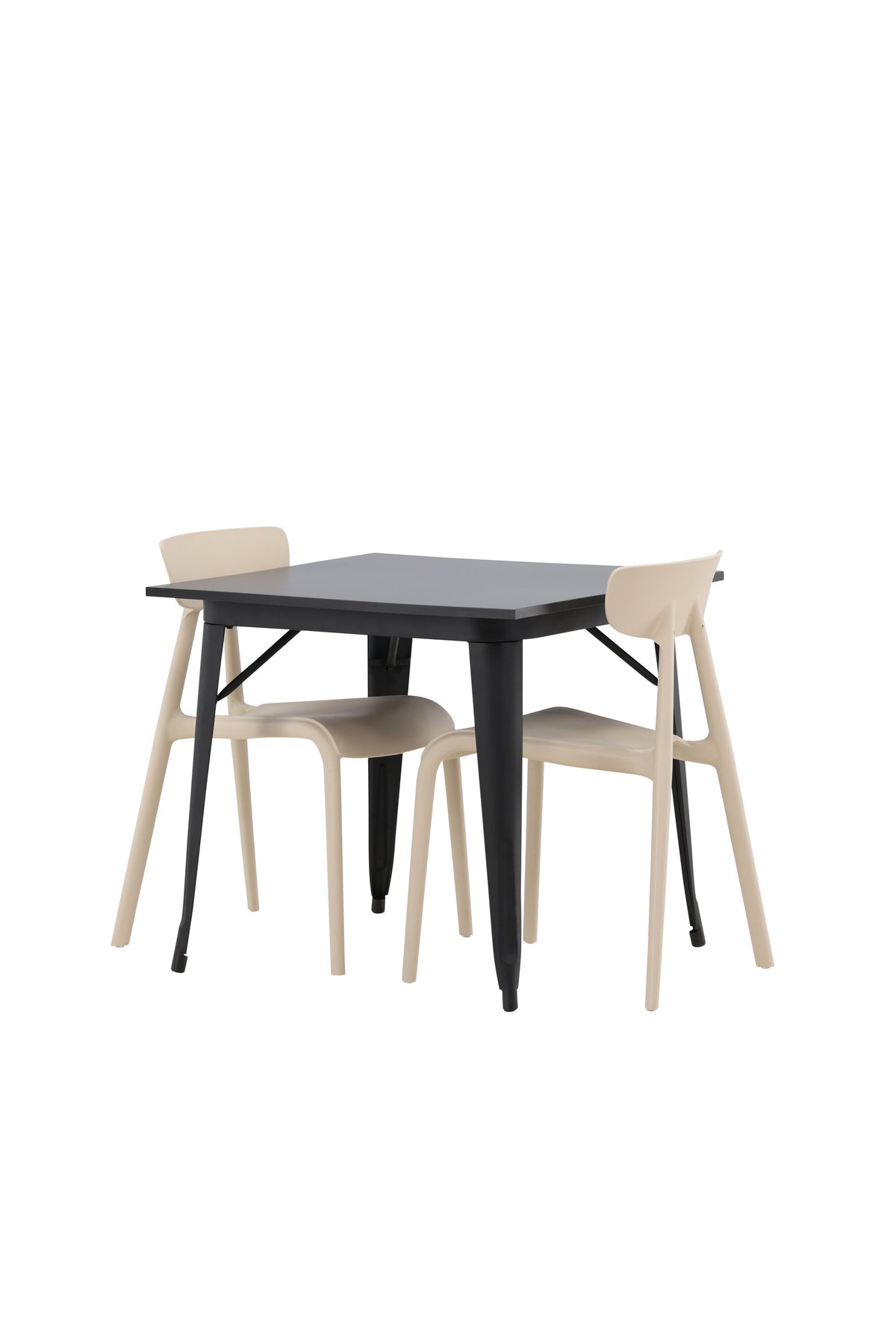 Tempe Matbord med Ursholmen Stolarna – 80x80