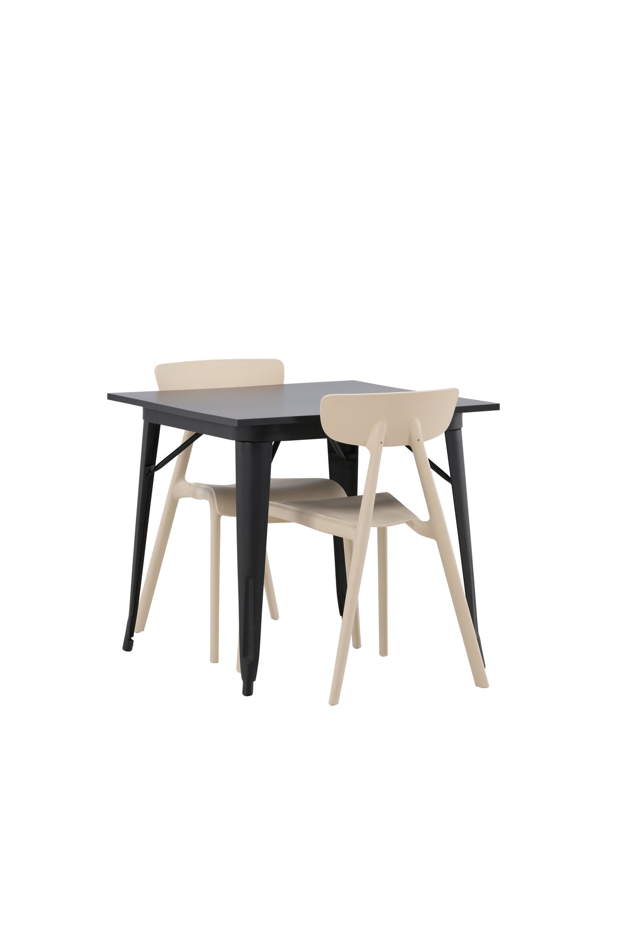 Tempe Matbord med Ursholmen Stolarna – 80x80