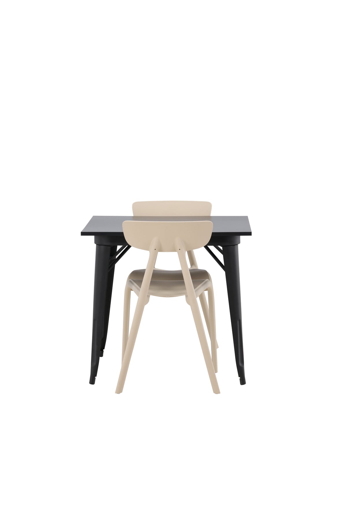 Tempe Matbord med Ursholmen Stolarna – 80x80