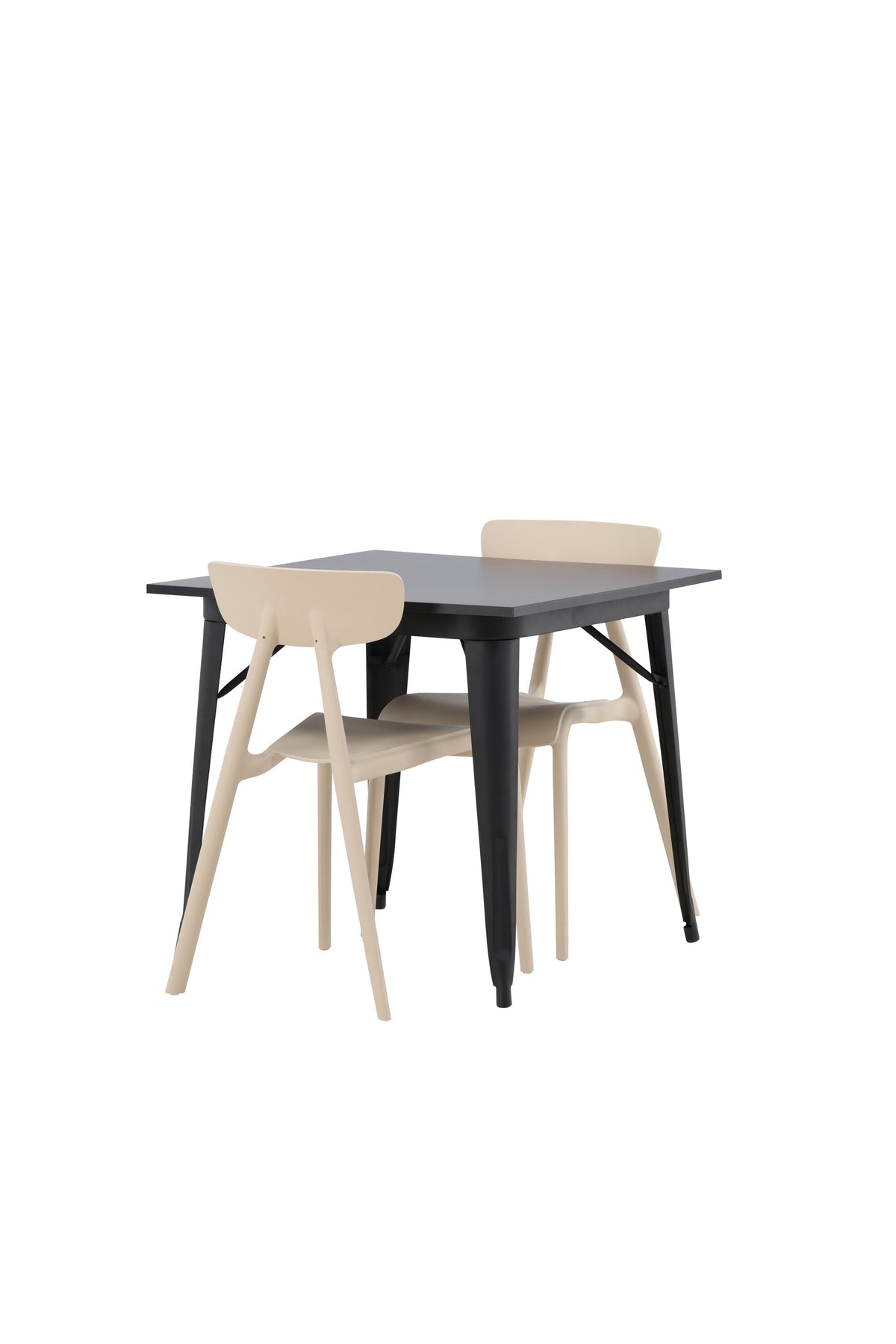 Tempe Matbord med Ursholmen Stolarna – 80x80