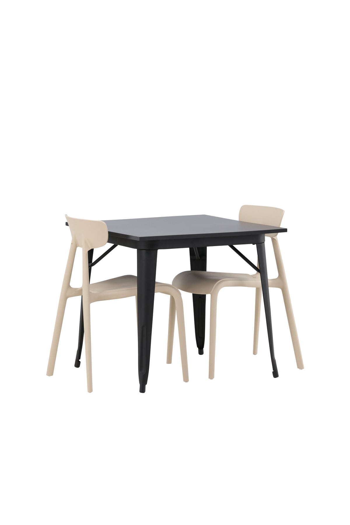Tempe Matbord med Ursholmen Stolarna – 80x80