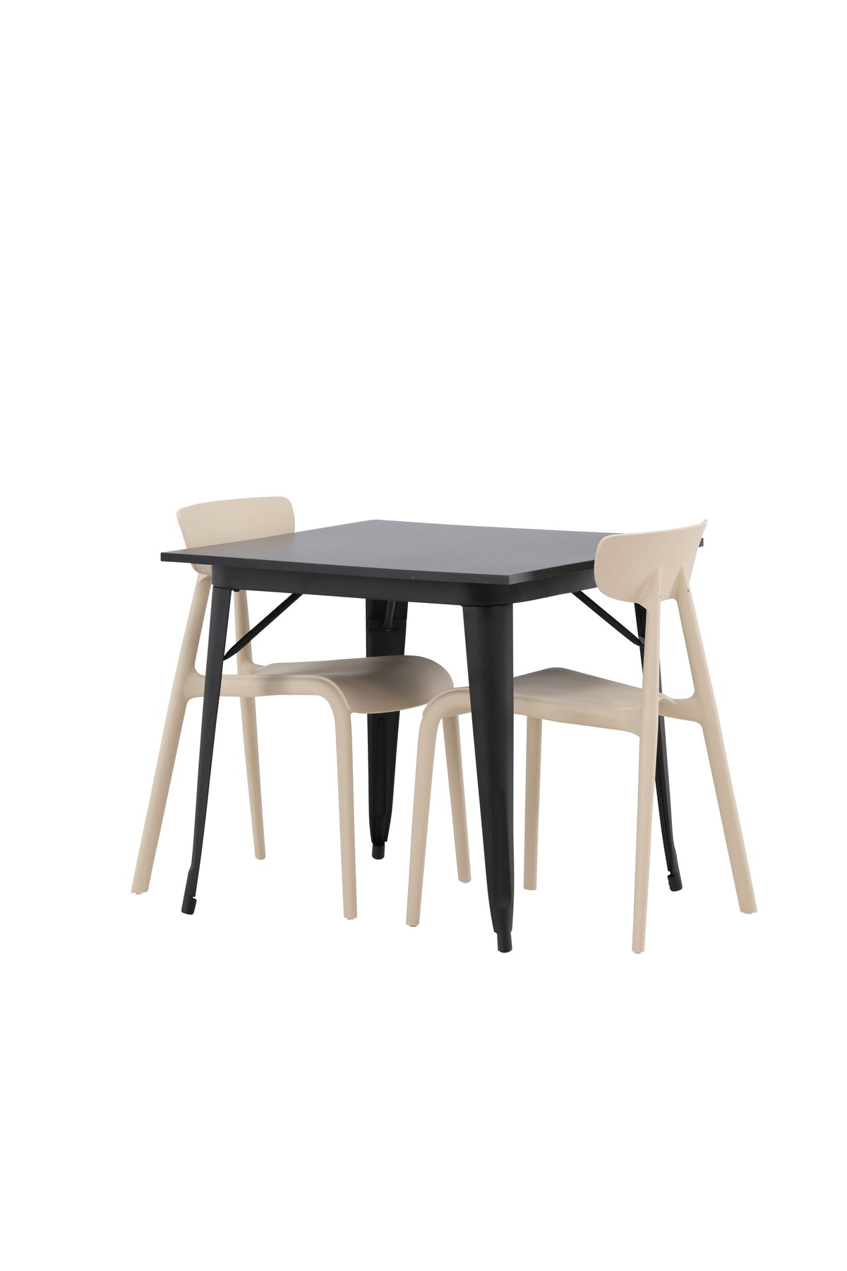 Tempe Matbord med Ursholmen Stolarna – 80x80