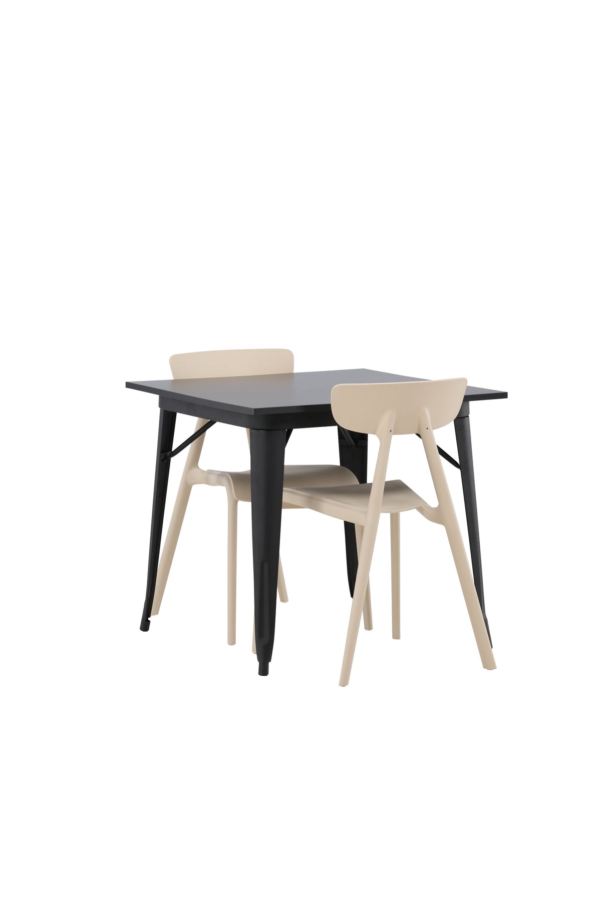 Tempe Matbord med Ursholmen Stolarna – 80x80
