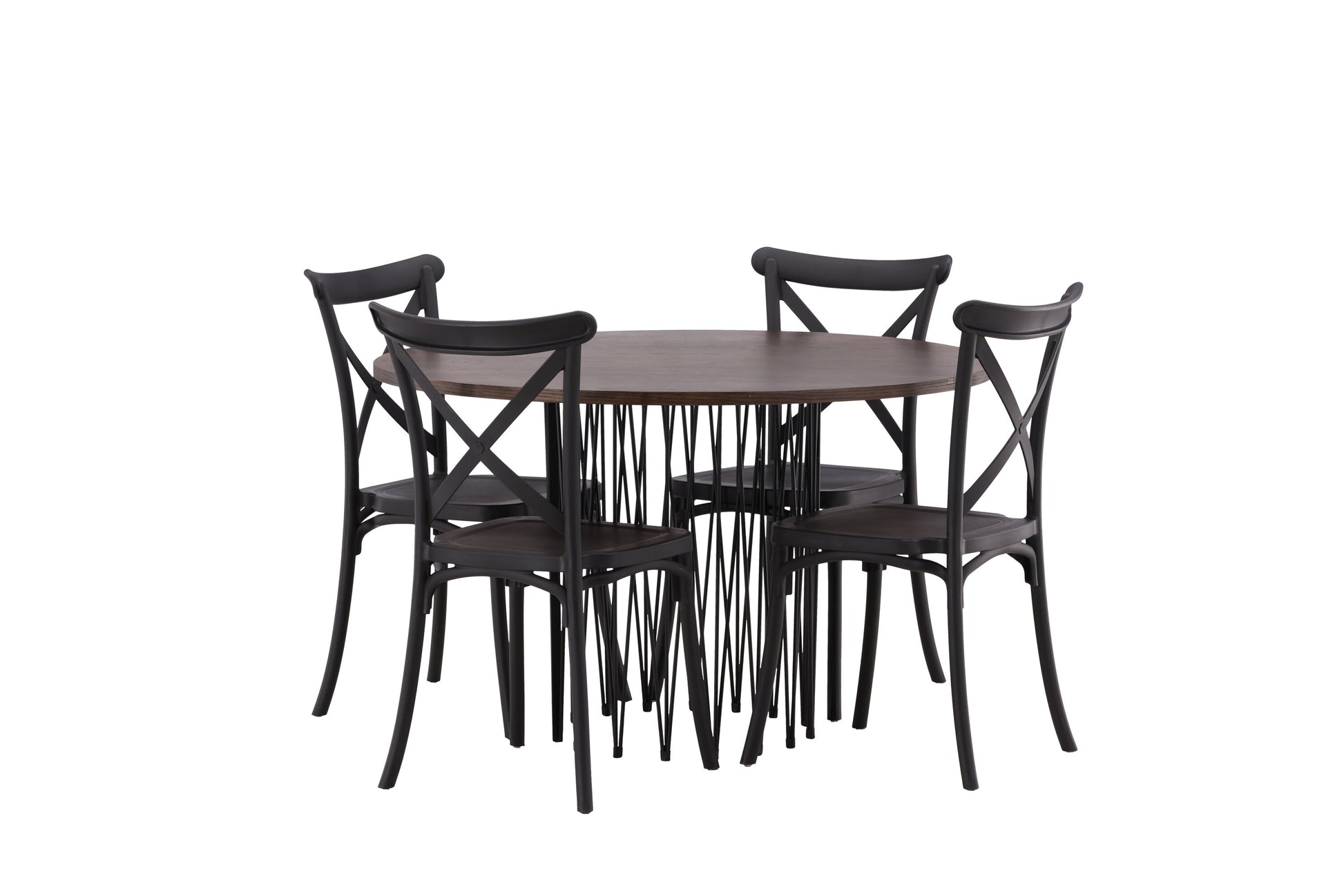 Stone Matbord med Crosett Stolarna Matgrupp
