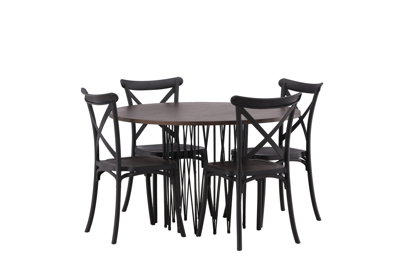 Stone Matbord med Crosett Stolarna Matgrupp