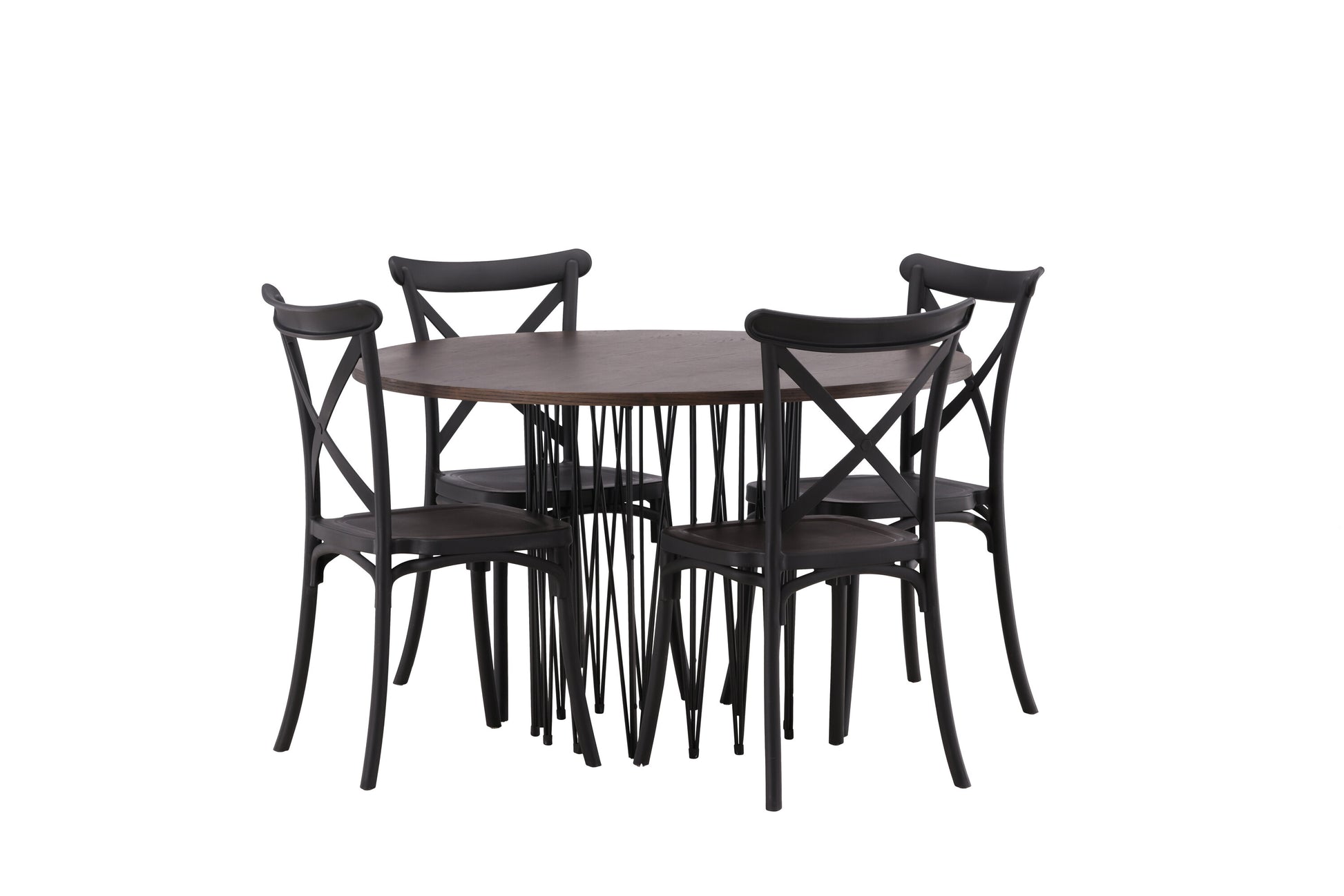 Stone Matbord med Crosett Stolarna Matgrupp