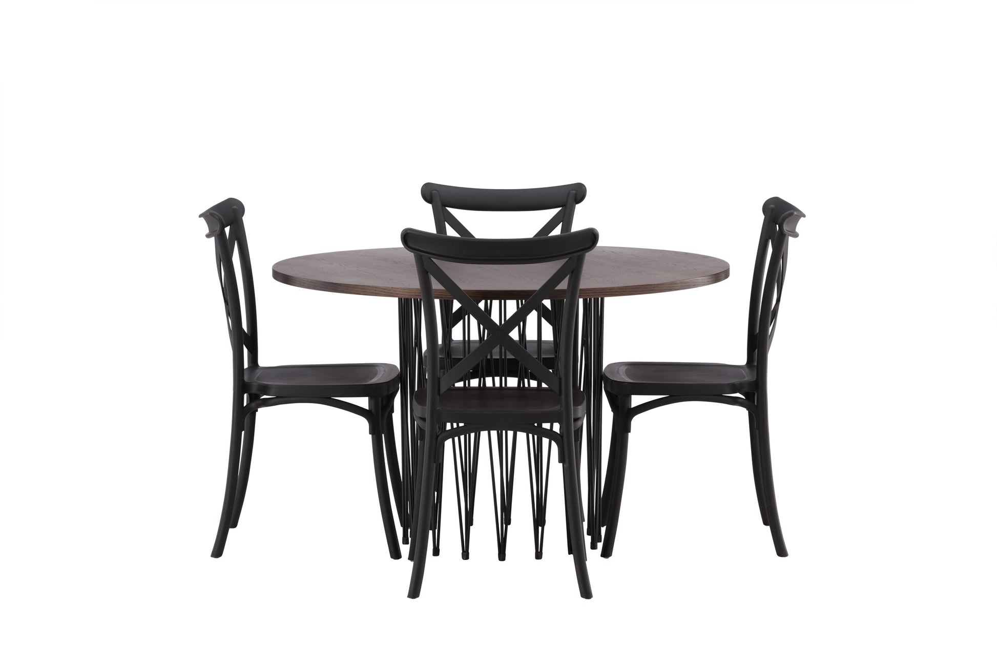 Stone Matbord med Crosett Stolarna Matgrupp