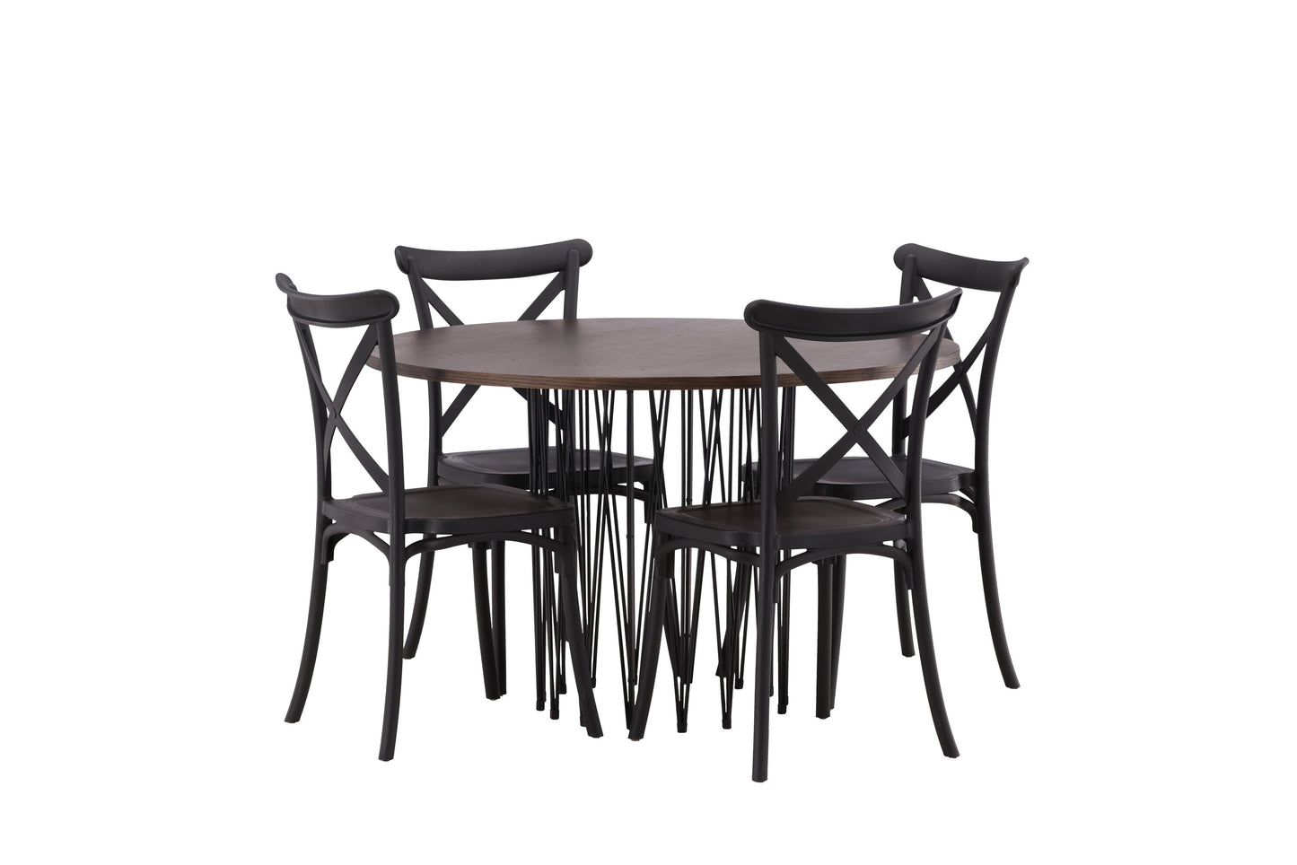 Stone Matbord med Crosett Stolarna Matgrupp