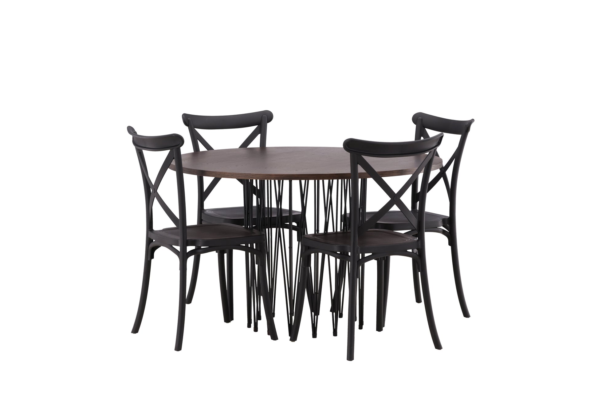 Stone Matbord med Crosett Stolarna Matgrupp