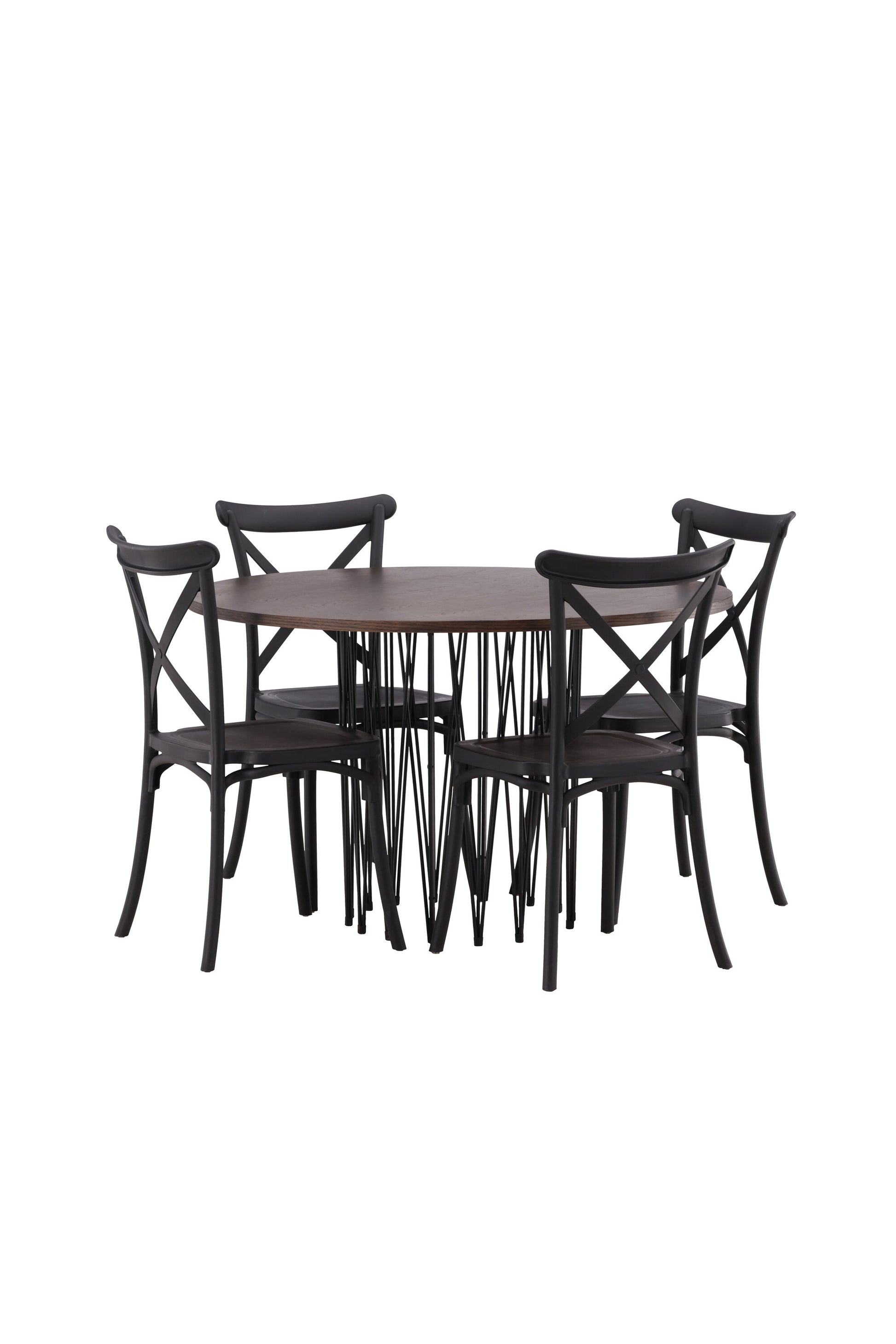 Stone Matbord med Crosett Stolarna Matgrupp