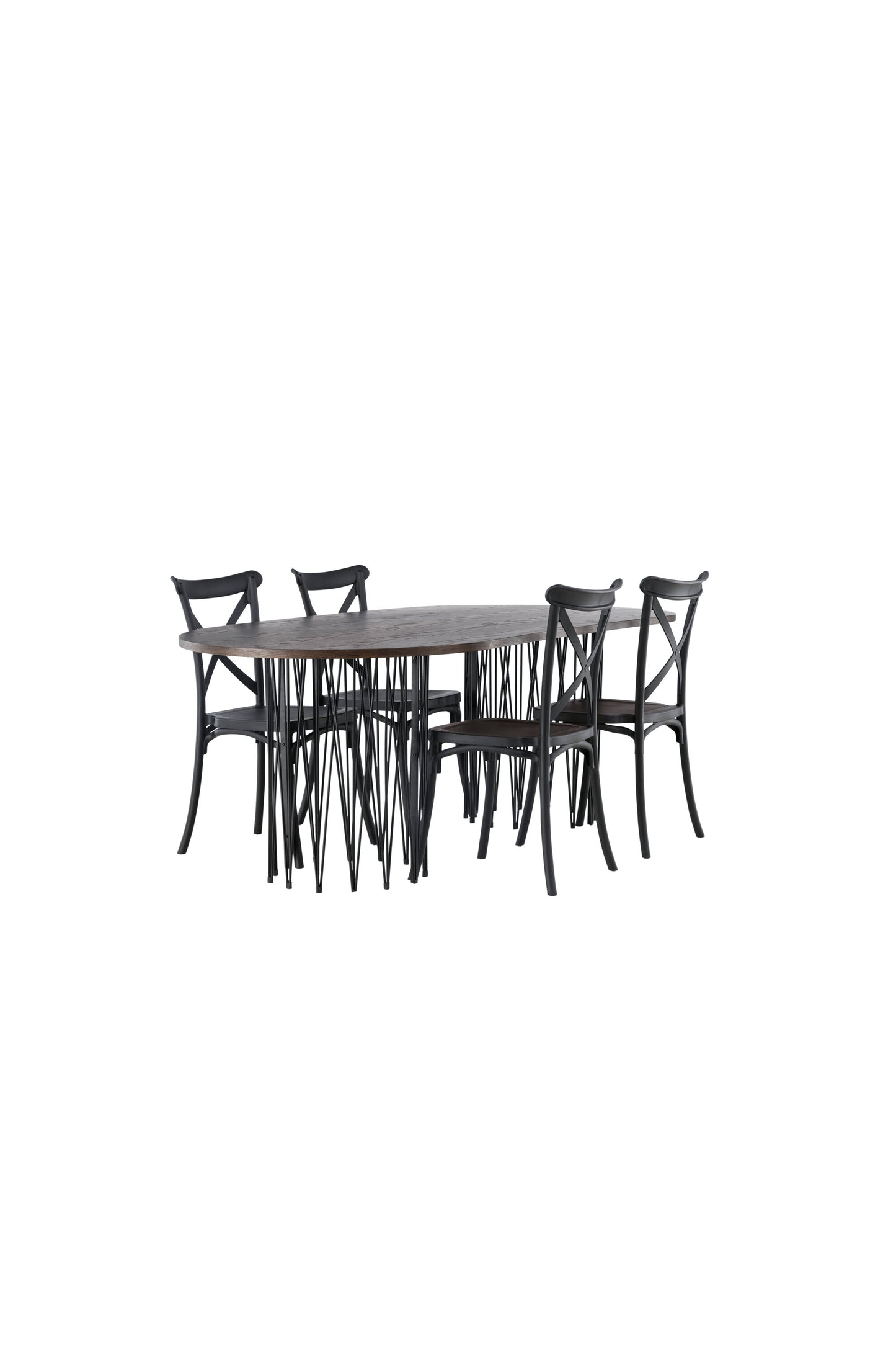 Stone Matbord med Crosett Stolarna Matgrupp