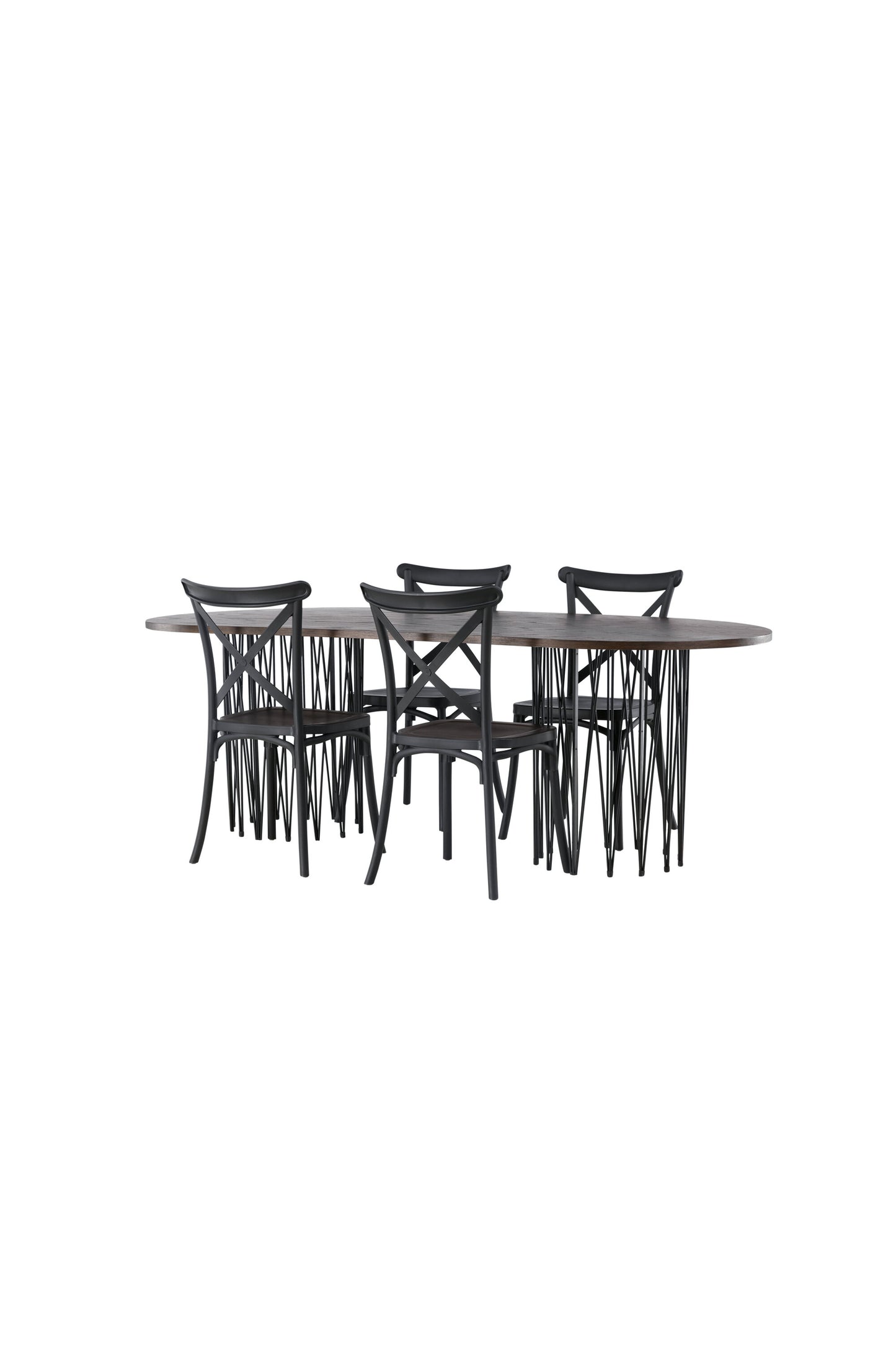 Stone Matbord med Crosett Stolarna Matgrupp