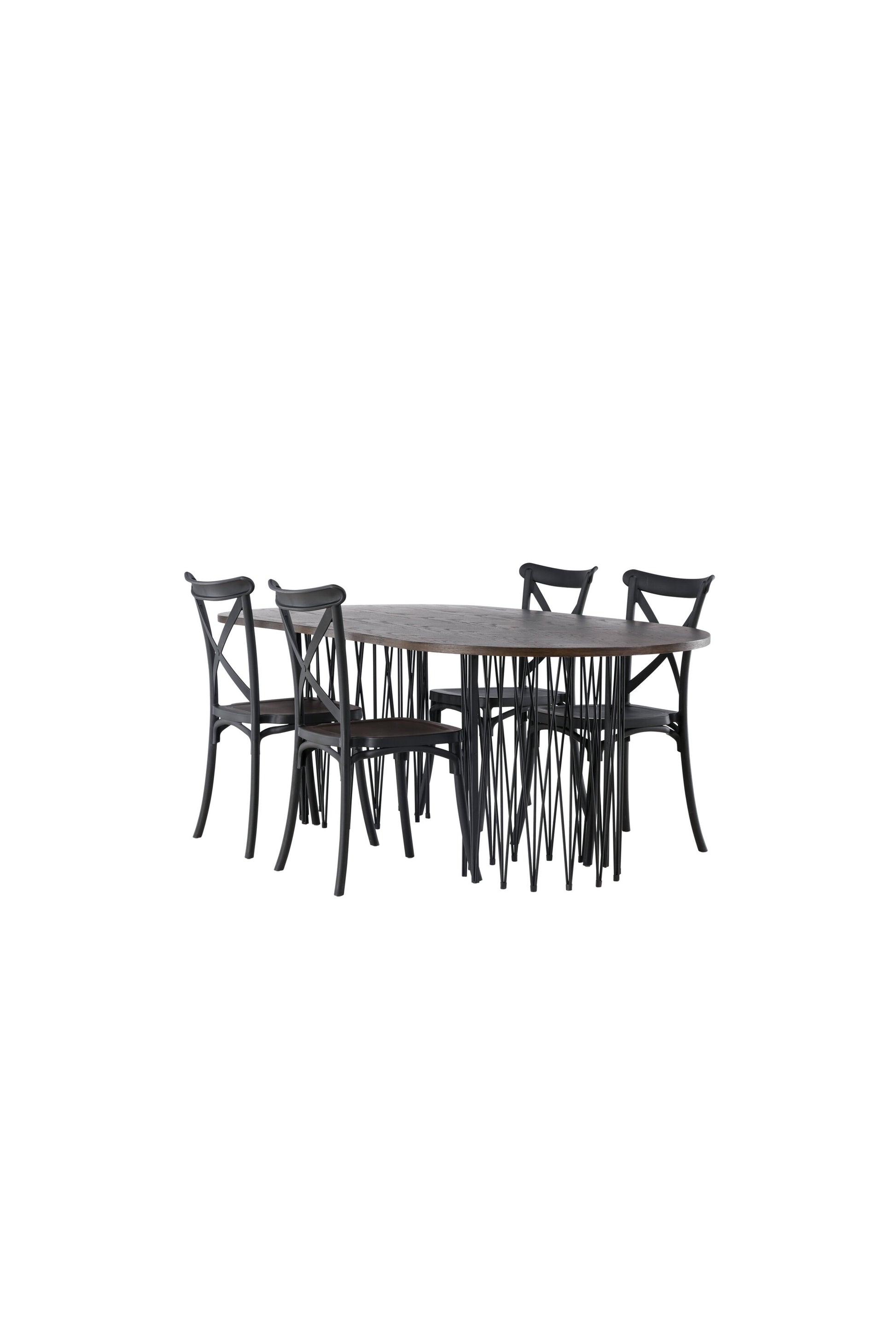 Stone Matbord med Crosett Stolarna Matgrupp