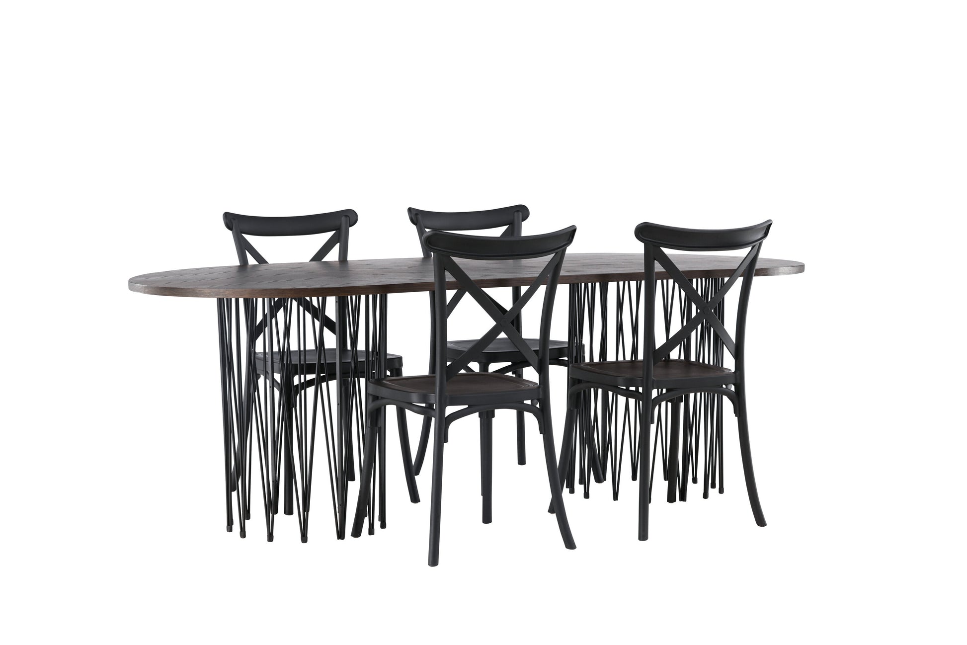 Stone Matbord med Crosett Stolarna Matgrupp