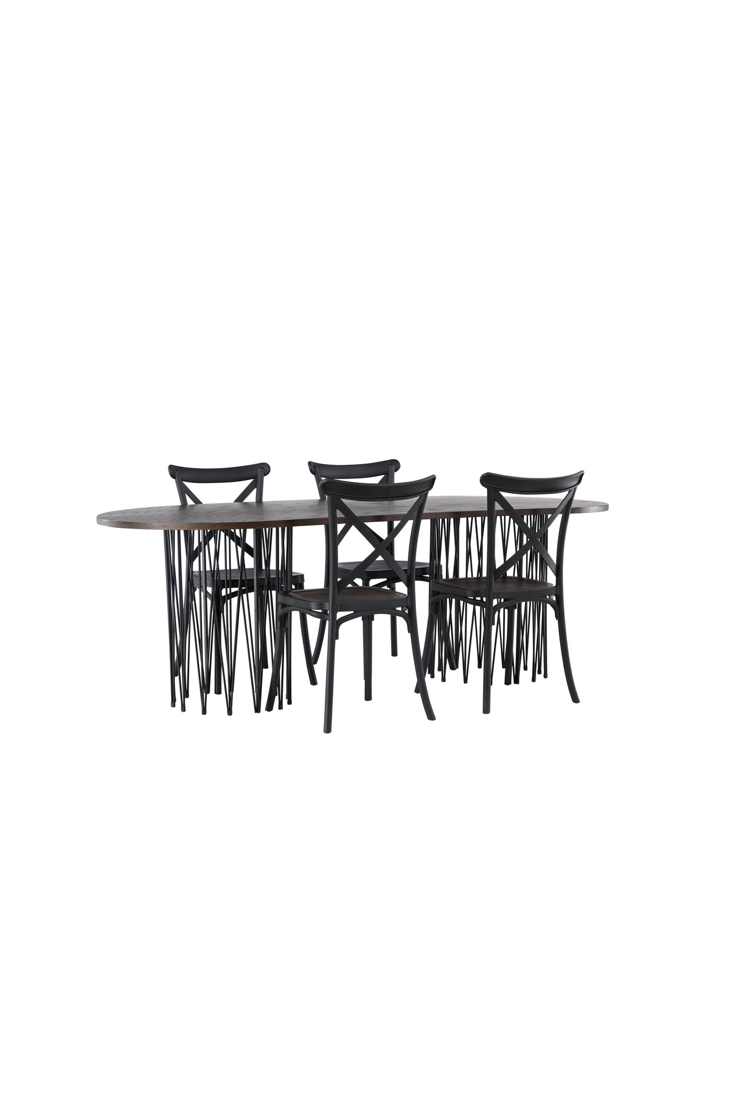 Stone Matbord med Crosett Stolarna Matgrupp