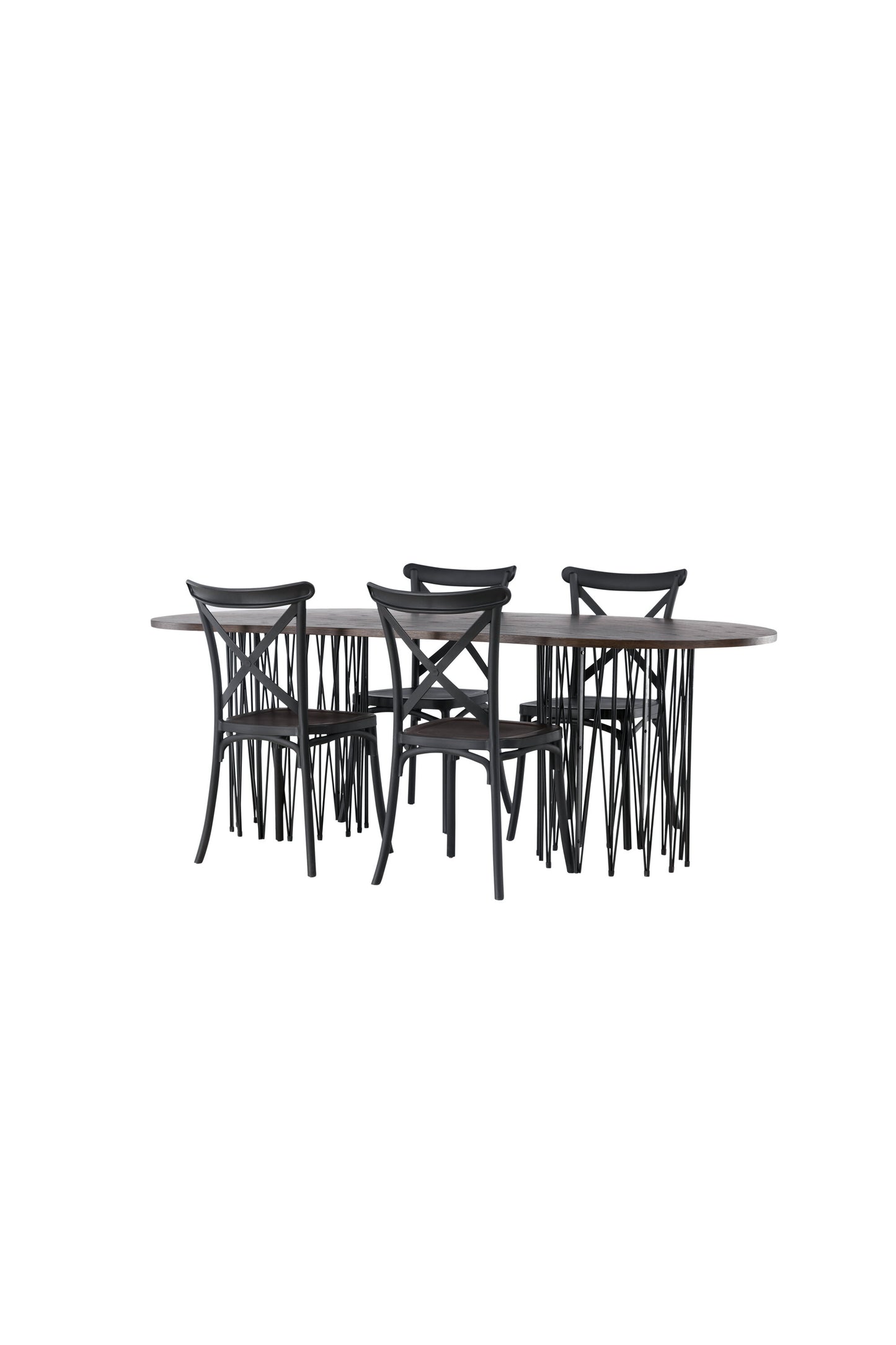 Stone Matbord med Crosett Stolarna Matgrupp