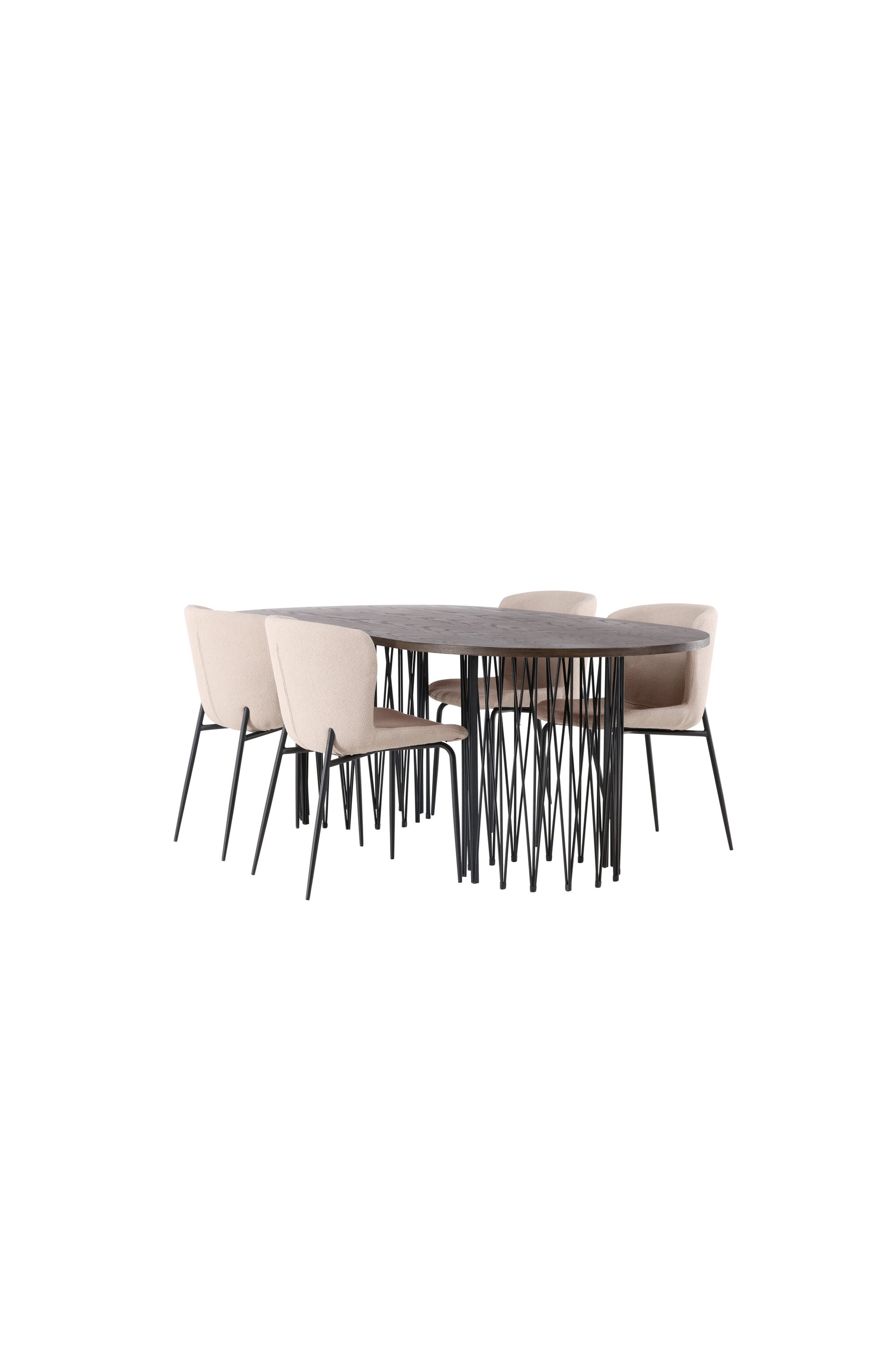 Stone Matbord med Modesto Stolarna Matgrupp