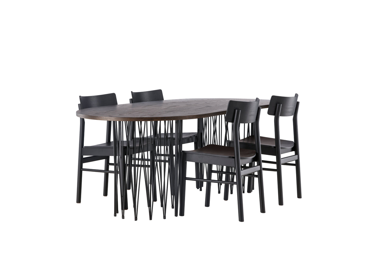 Stone Matbord med Montros Stolarna Matgrupp
