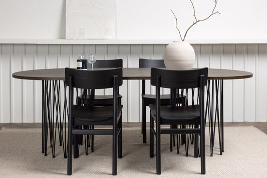 Stone Matbord med Montros Stolarna – 100x220