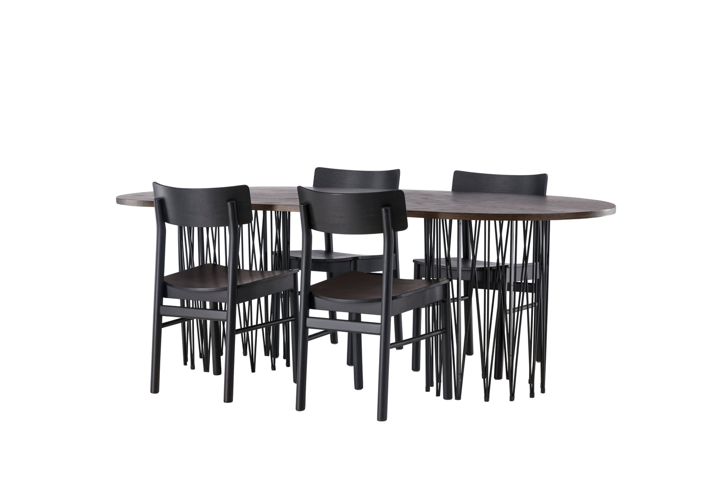 Stone Matbord med Montros Stolarna Matgrupp