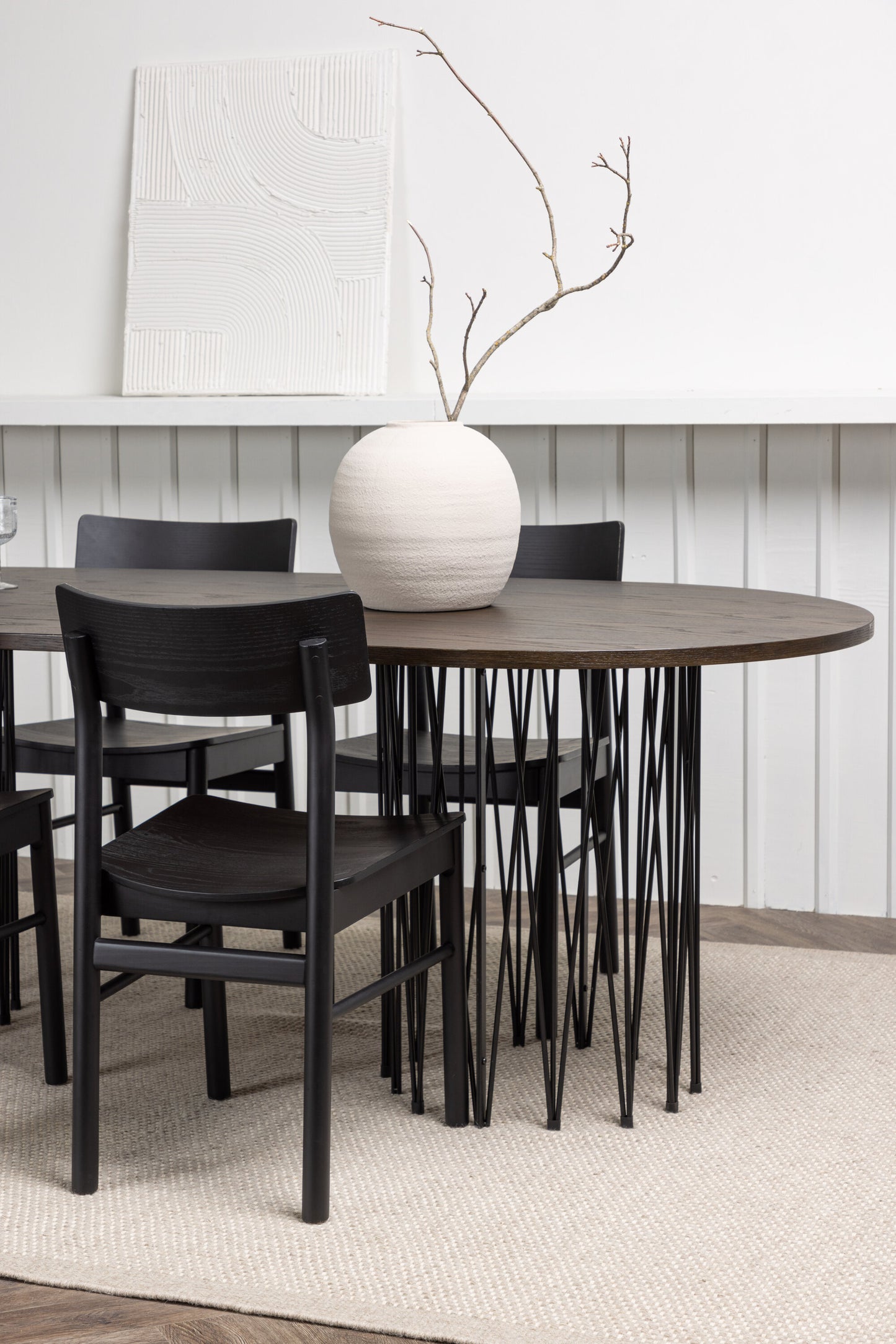 Stone Matbord med Montros Stolarna Matgrupp